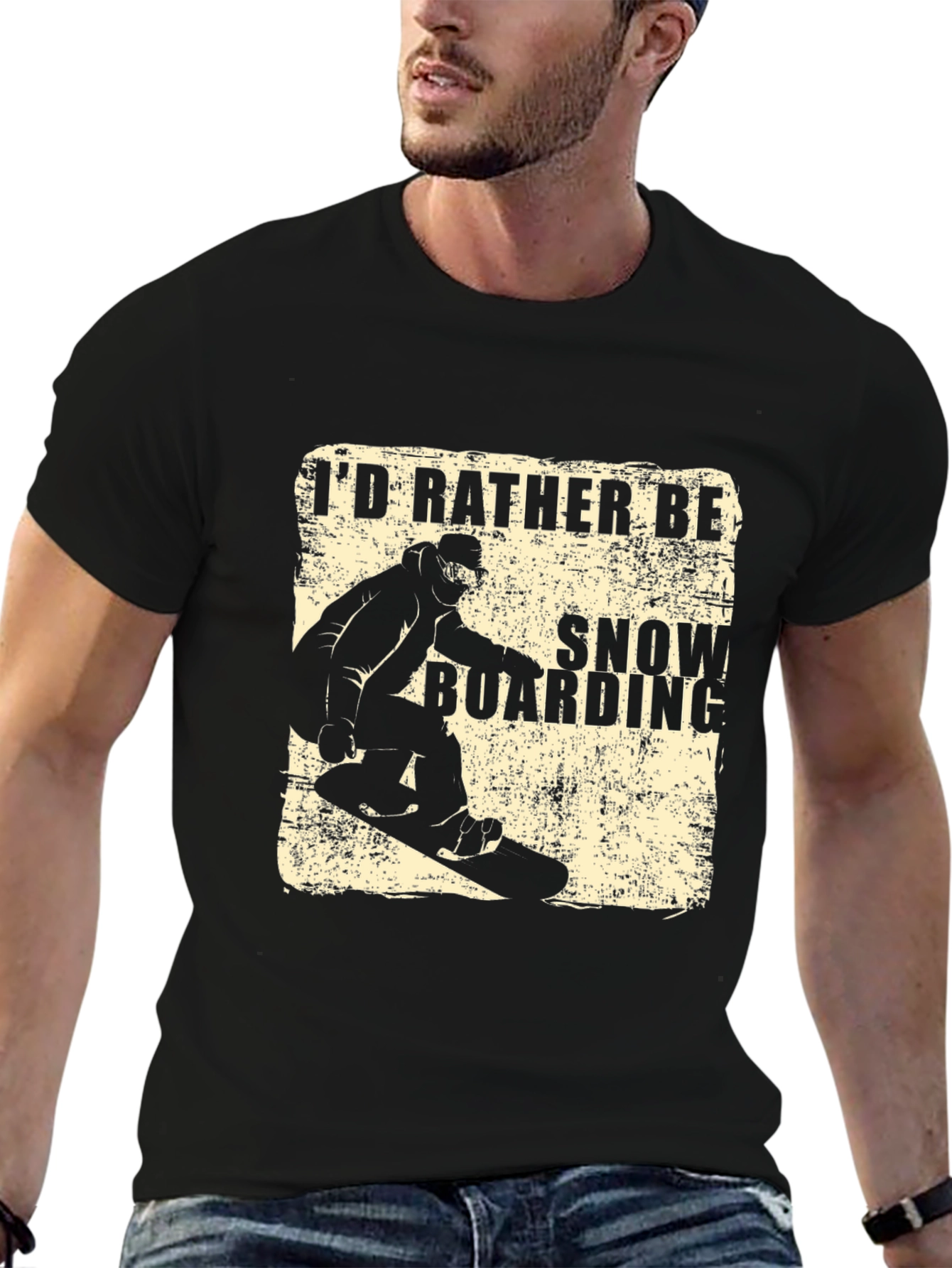 Id Rather Be Snowboarding T-Shirt