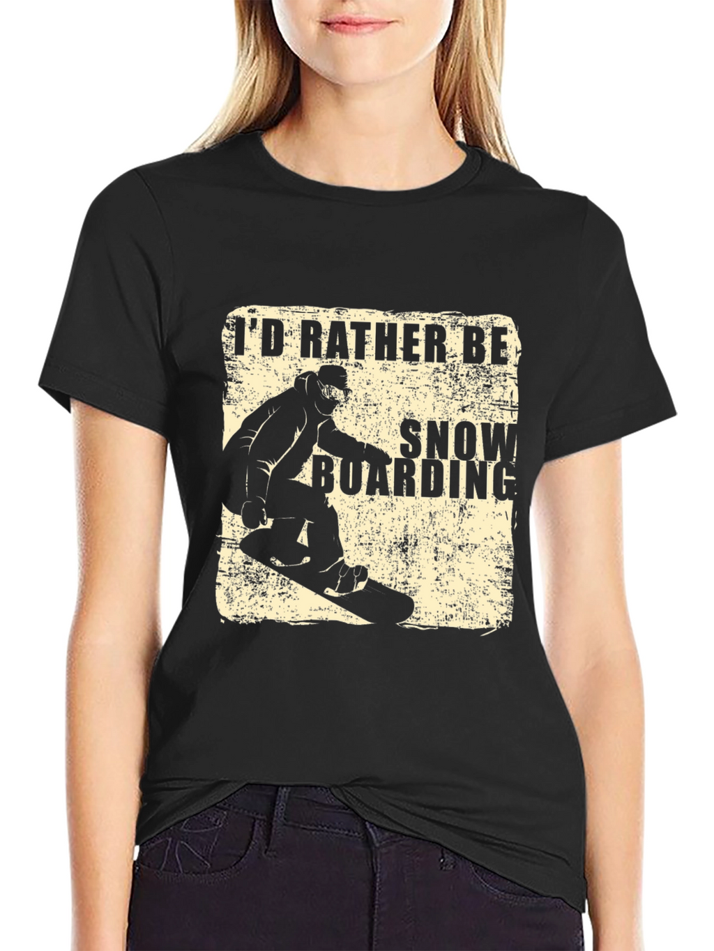 Id Rather Be Snowboarding T-Shirt
