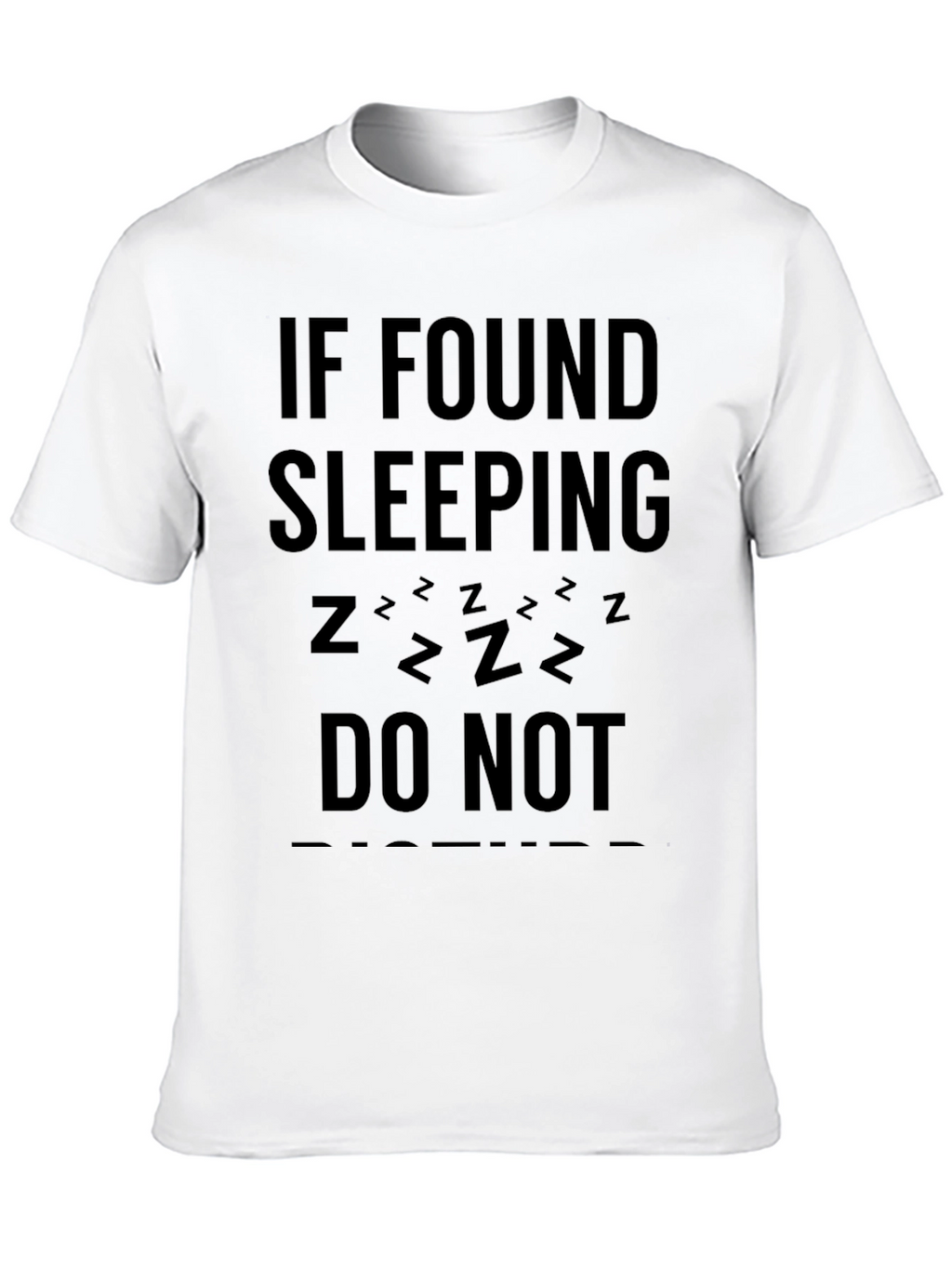Funny Sleep Graphic T-Shirt