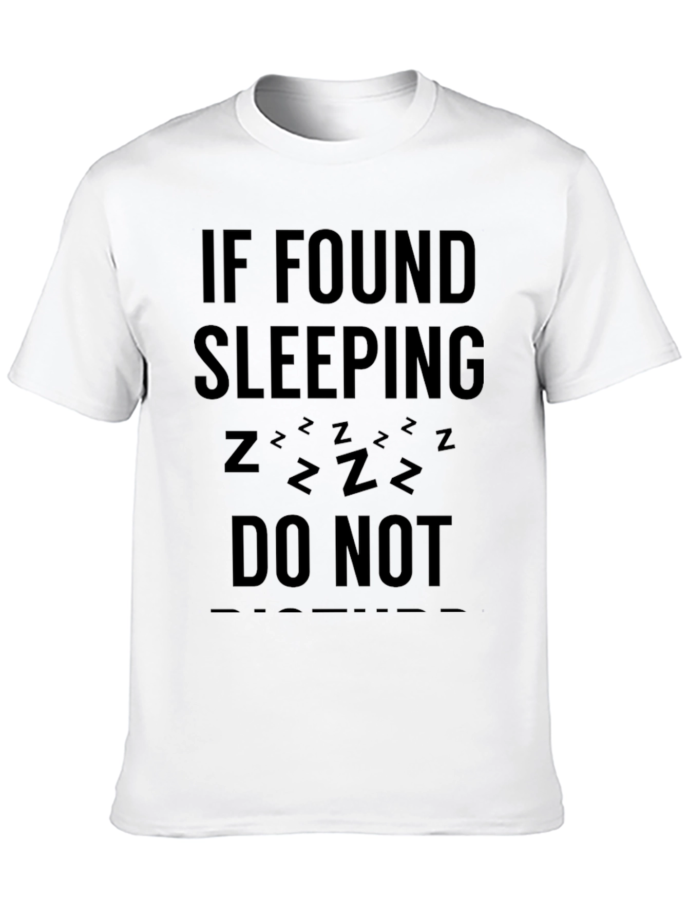 Funny Sleep Graphic T-Shirt