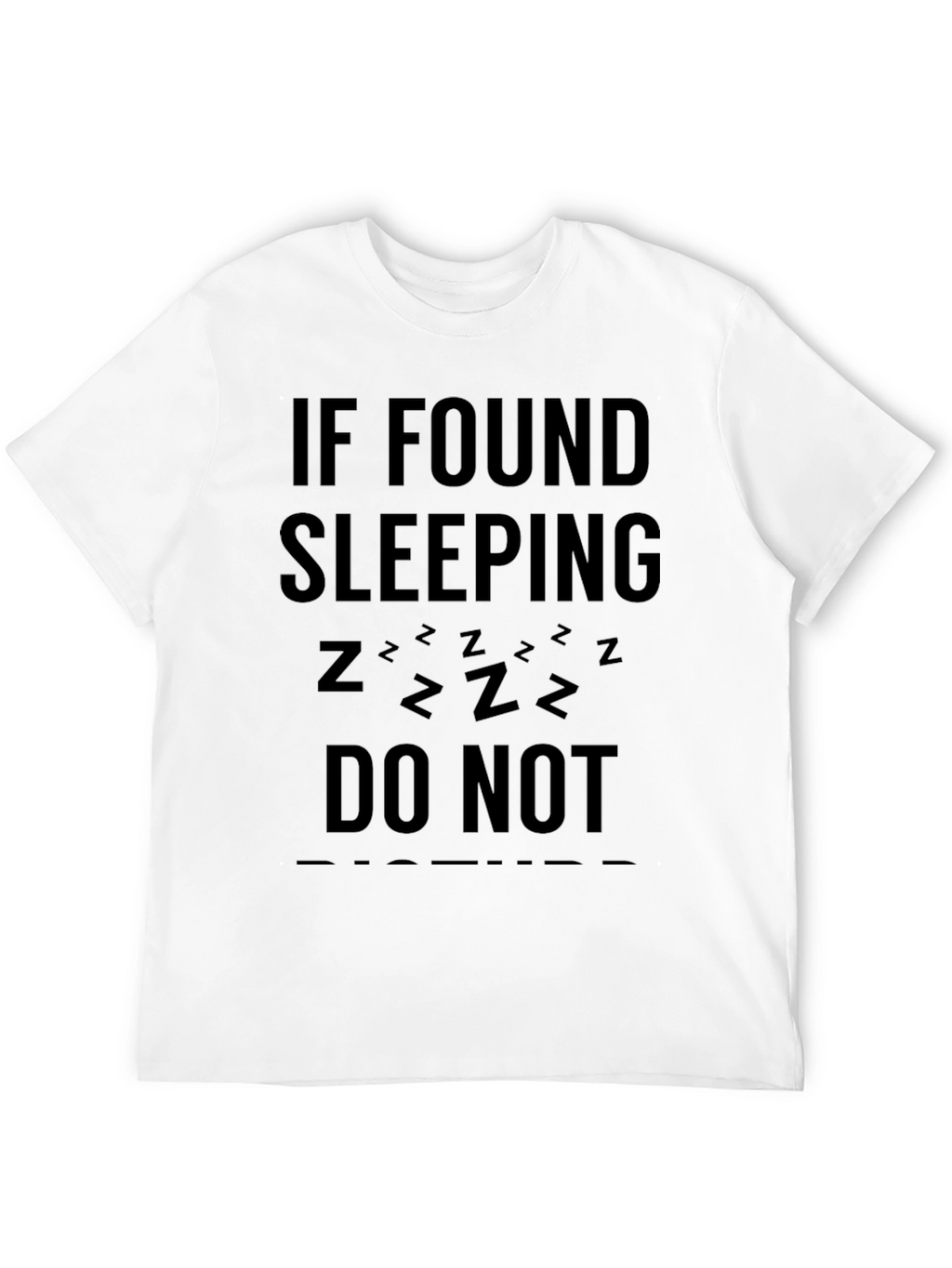 Funny Sleep Graphic T-Shirt