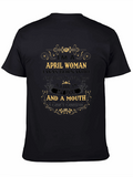 April Woman T-Shirt: Heart & Soul