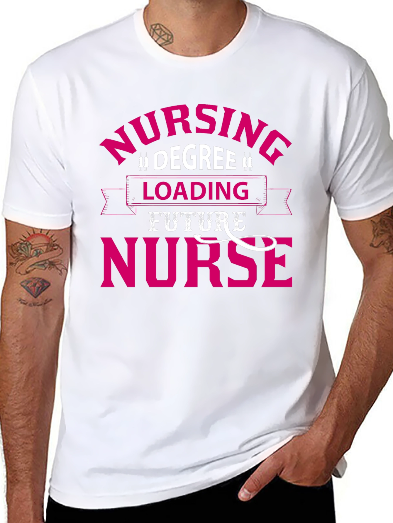 Future Nurse Loading T-Shirt - Degree in Progress!