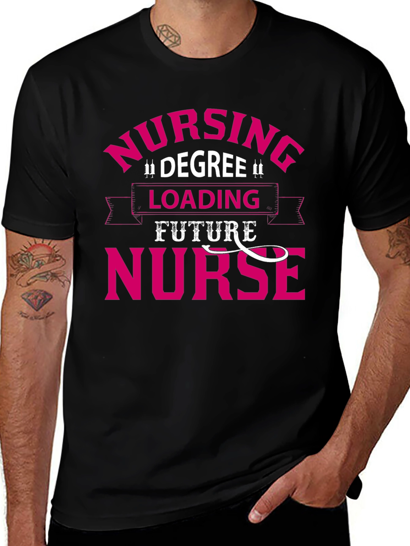 Future Nurse Loading T-Shirt - Degree in Progress!