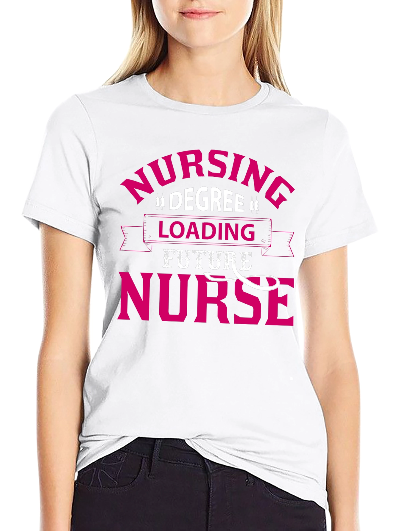 Future Nurse Loading T-Shirt - Degree in Progress!