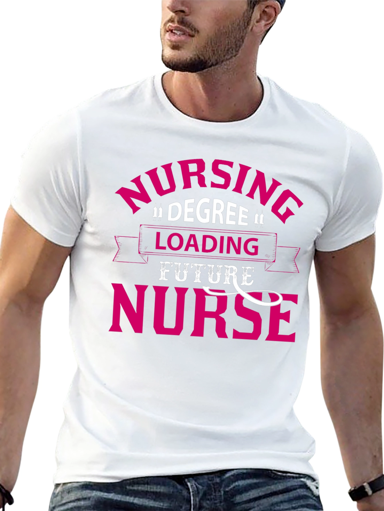 Future Nurse Loading T-Shirt - Degree in Progress!