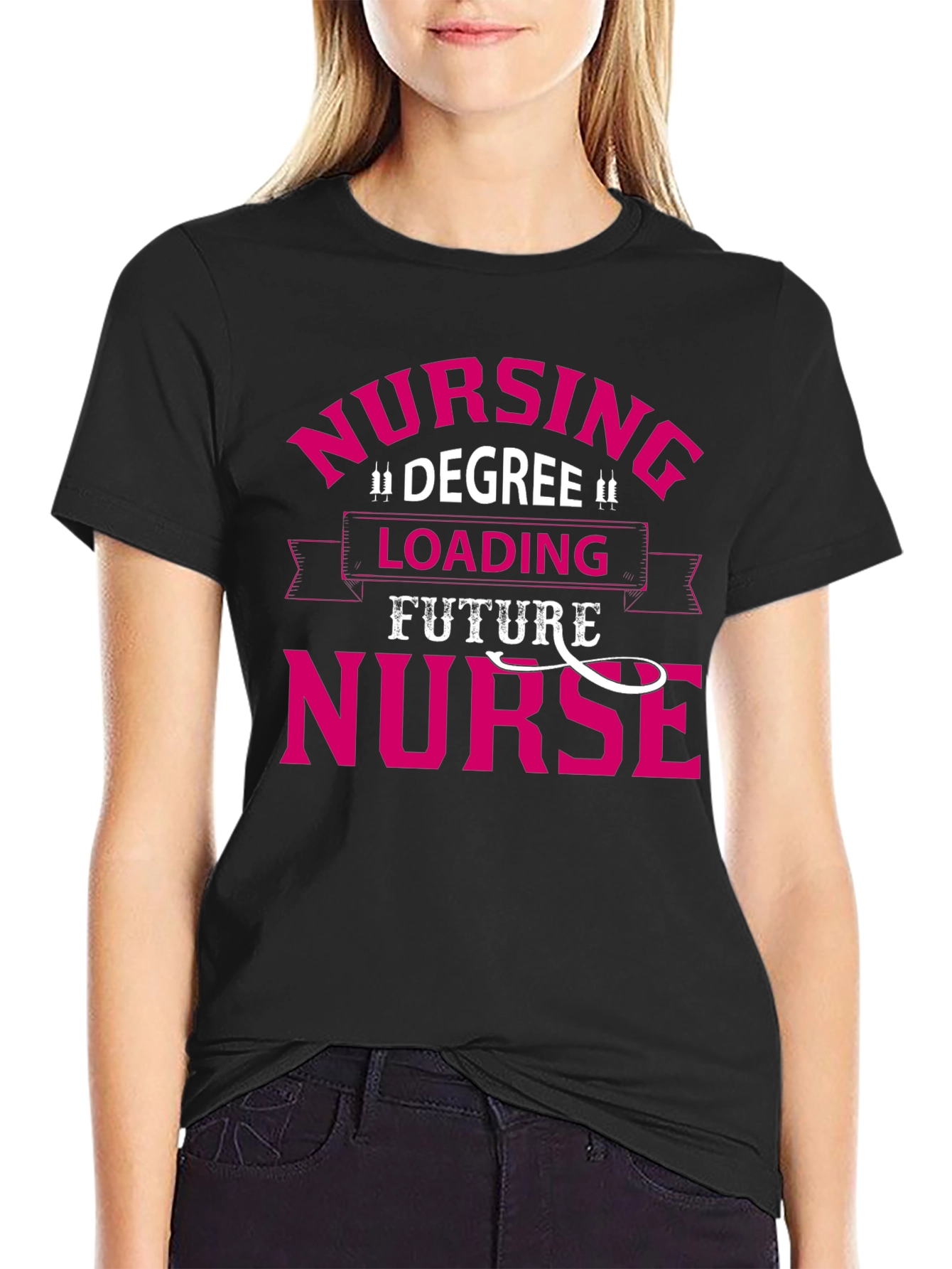 Future Nurse Loading T-Shirt - Degree in Progress!