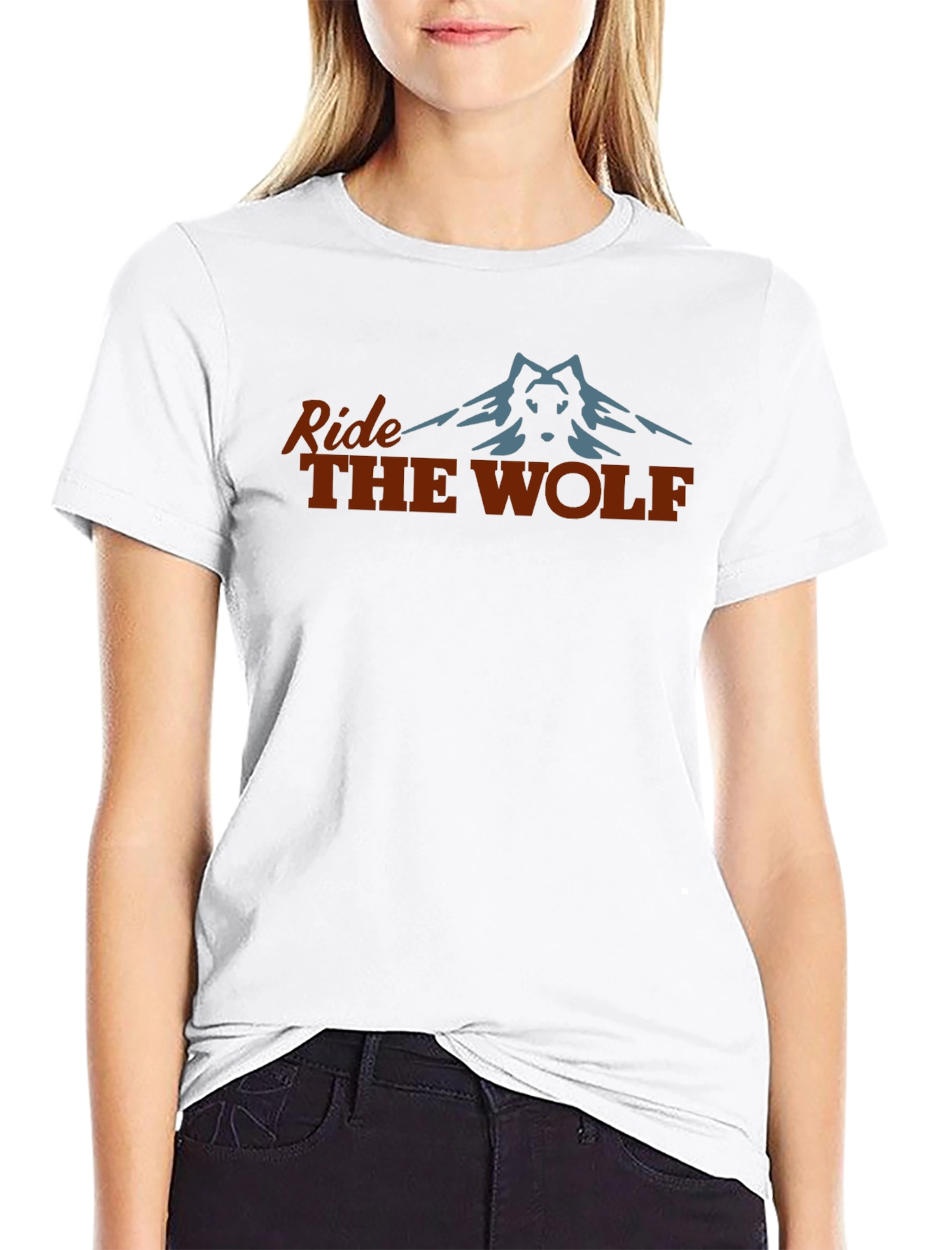 Ride The Wolf Graphic T-Shirt - Adventure Tee