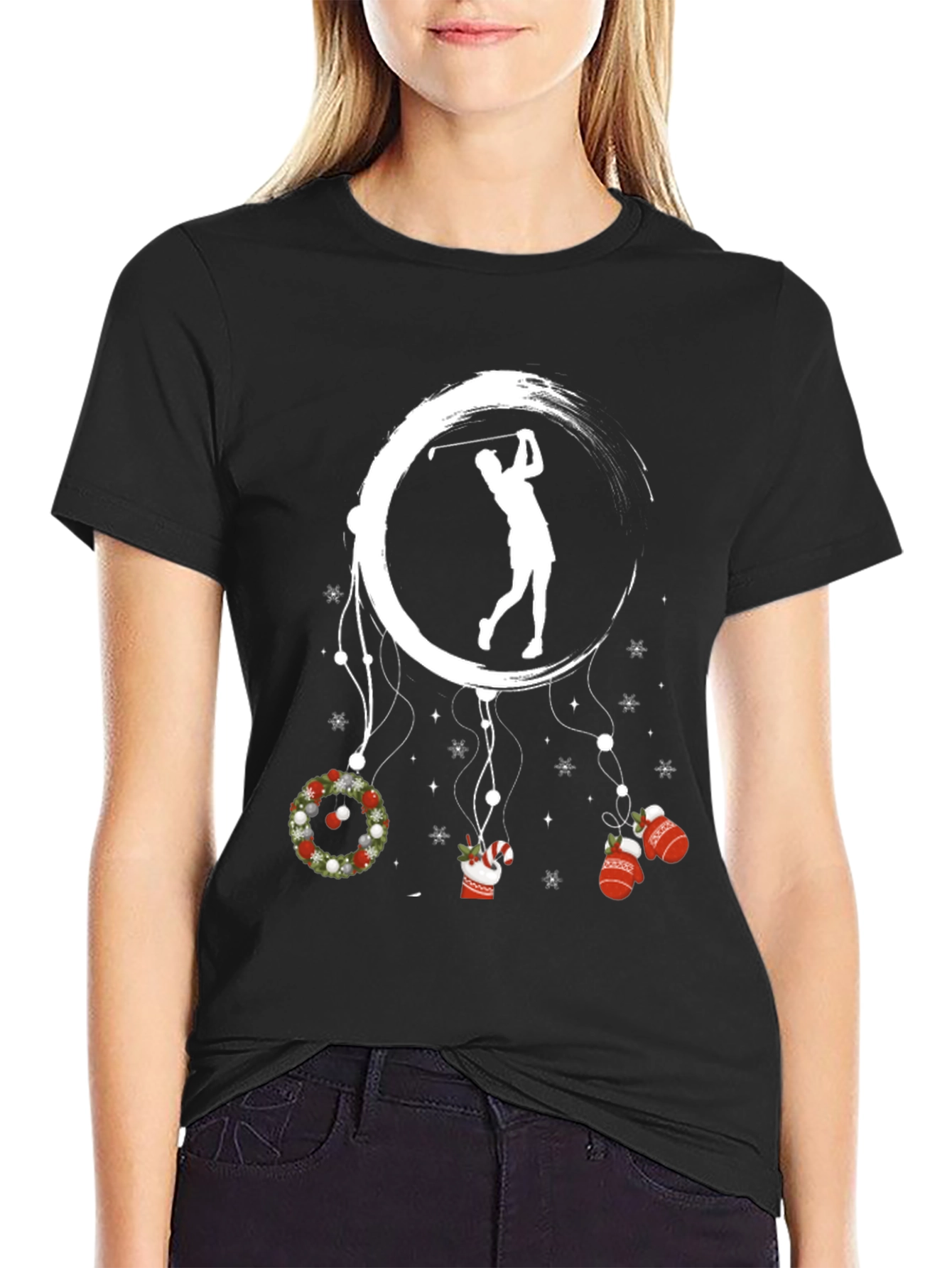 Golf Christmas T-Shirt - Festive Holiday Apparel