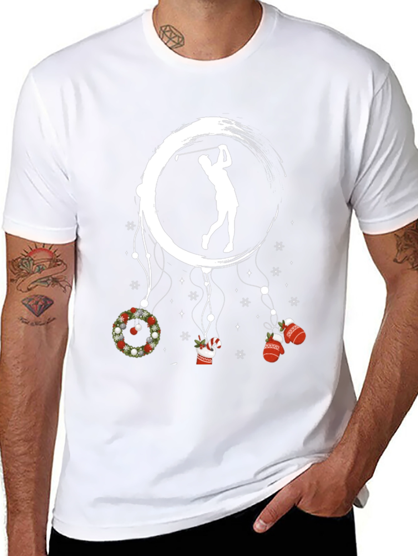 Golf Christmas T-Shirt - Festive Holiday Apparel