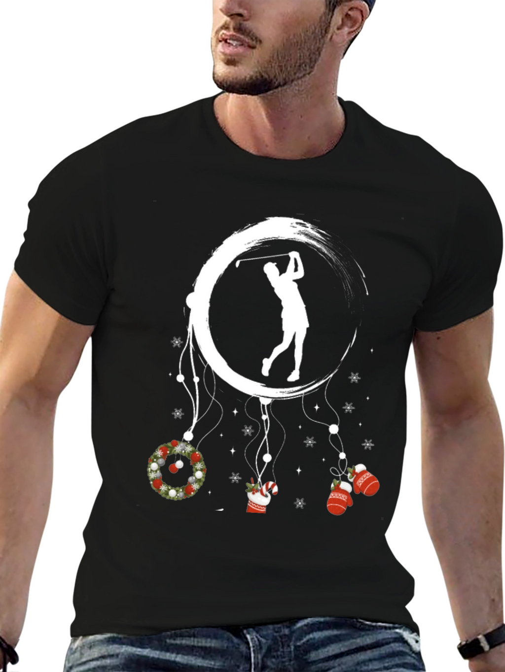 Golf Christmas T-Shirt - Festive Holiday Apparel