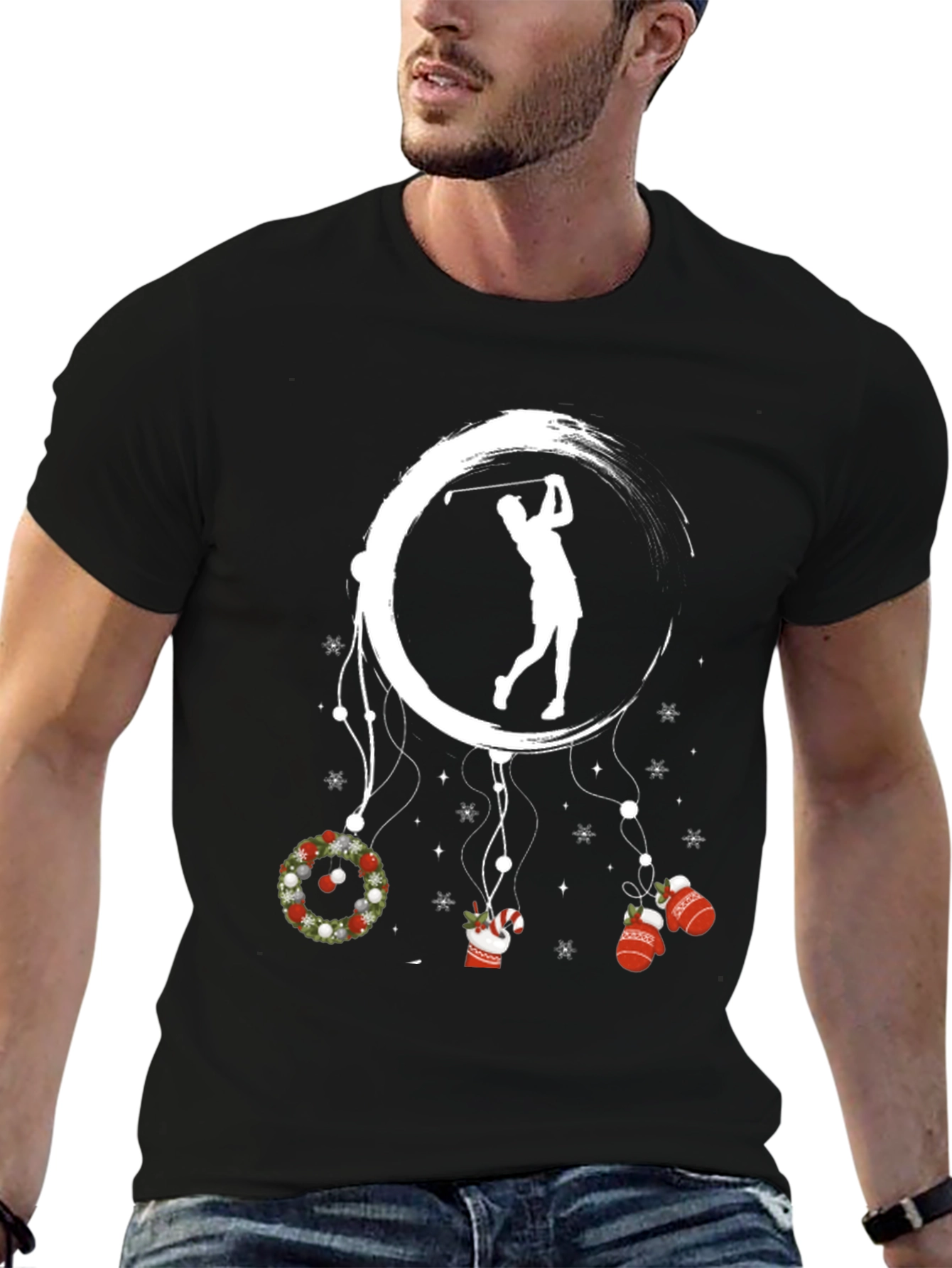 Golf Christmas T-Shirt - Festive Holiday Apparel