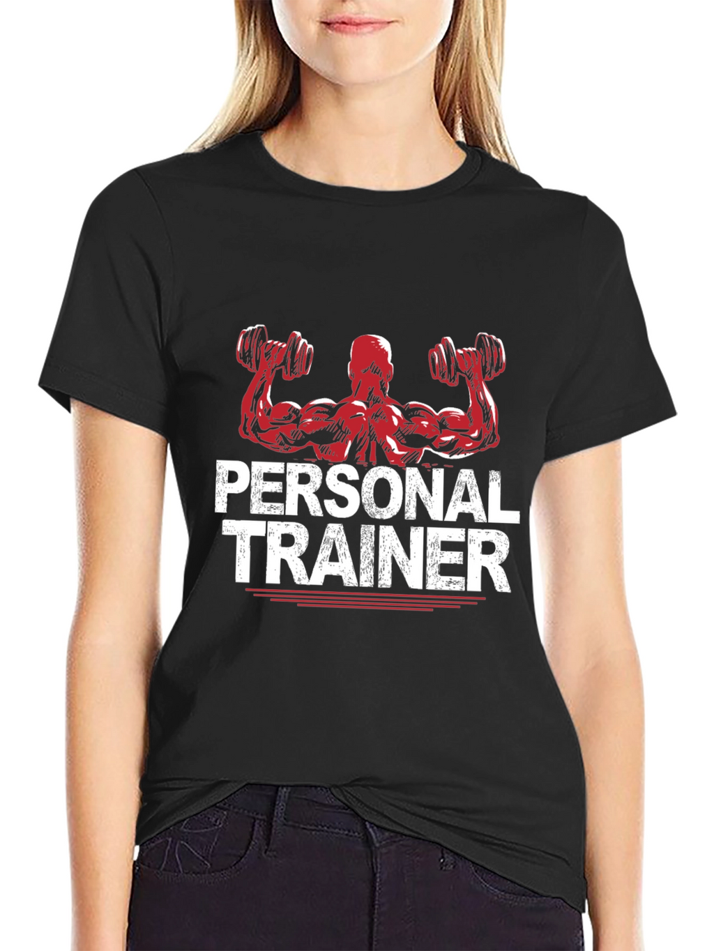 Personal Trainer Graphic T-Shirt - Black Gym Apparel