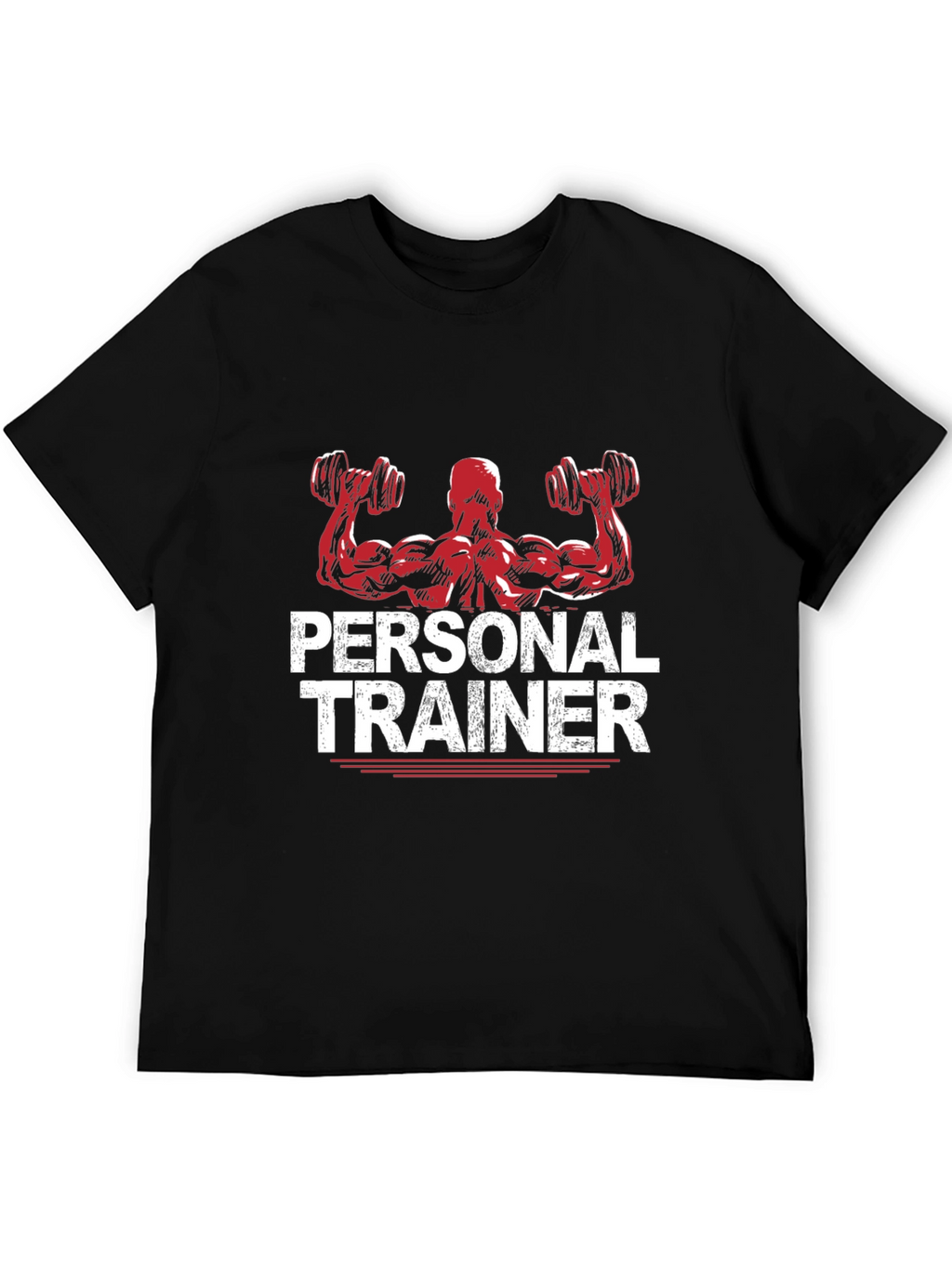 Personal Trainer Graphic T-Shirt - Black Gym Apparel