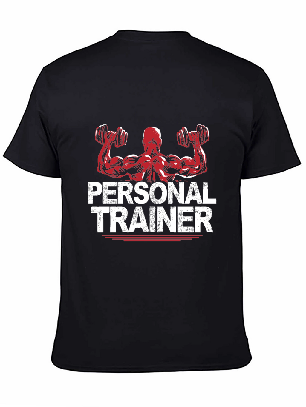 Personal Trainer Graphic T-Shirt - Black Gym Apparel