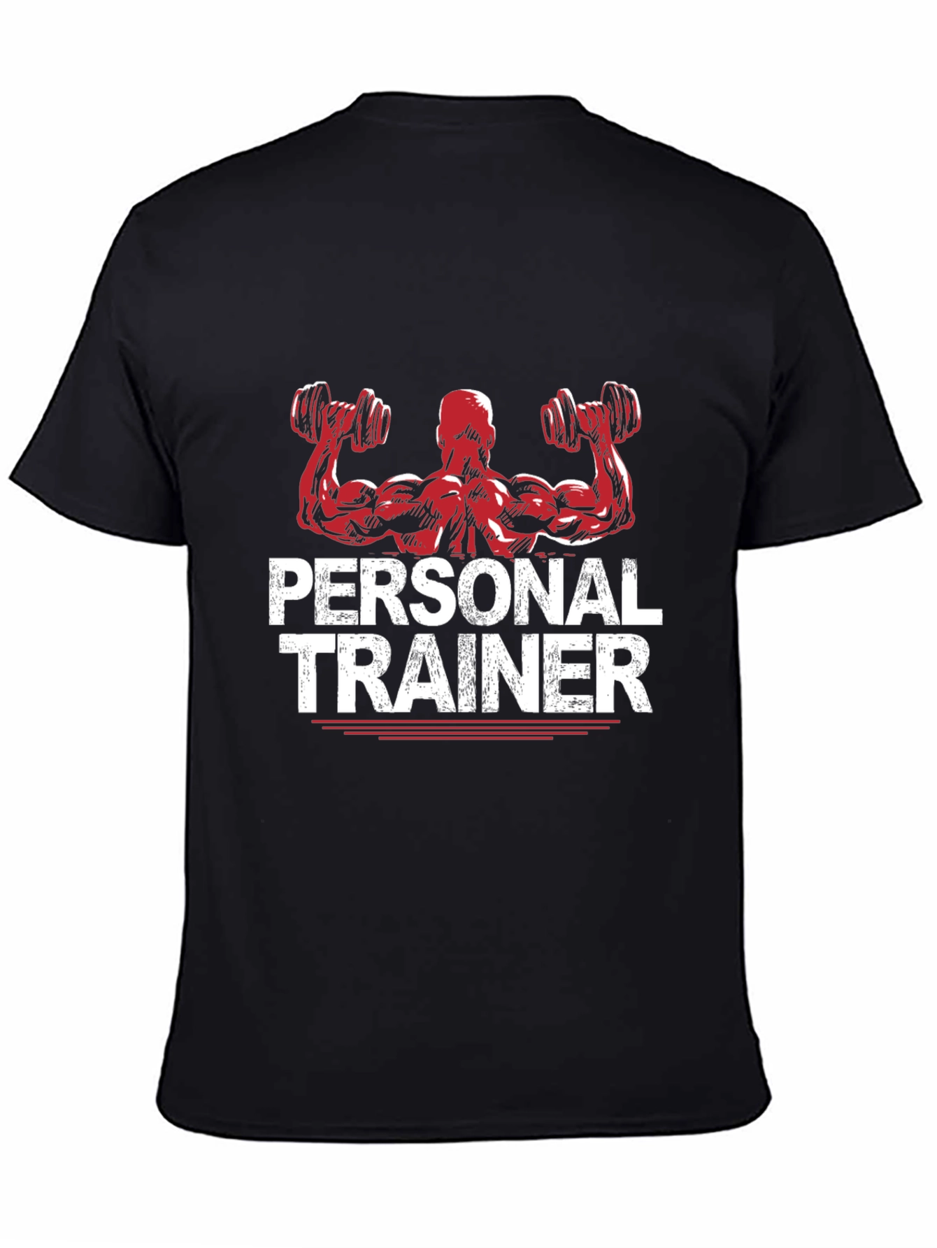 Personal Trainer Graphic T-Shirt - Black Gym Apparel
