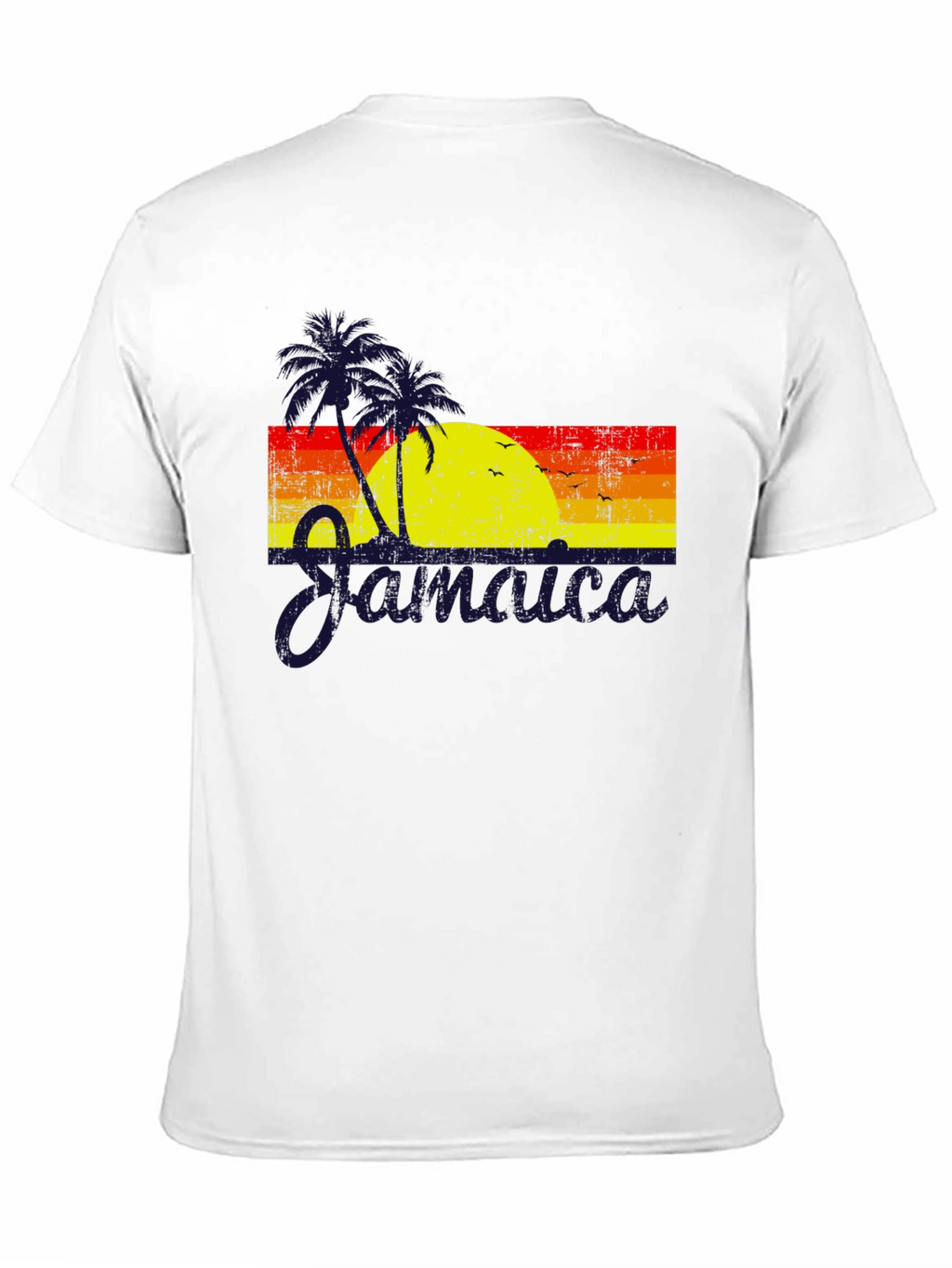 Jamaica Sunset Graphic T-Shirt - Tropical Island Vibes