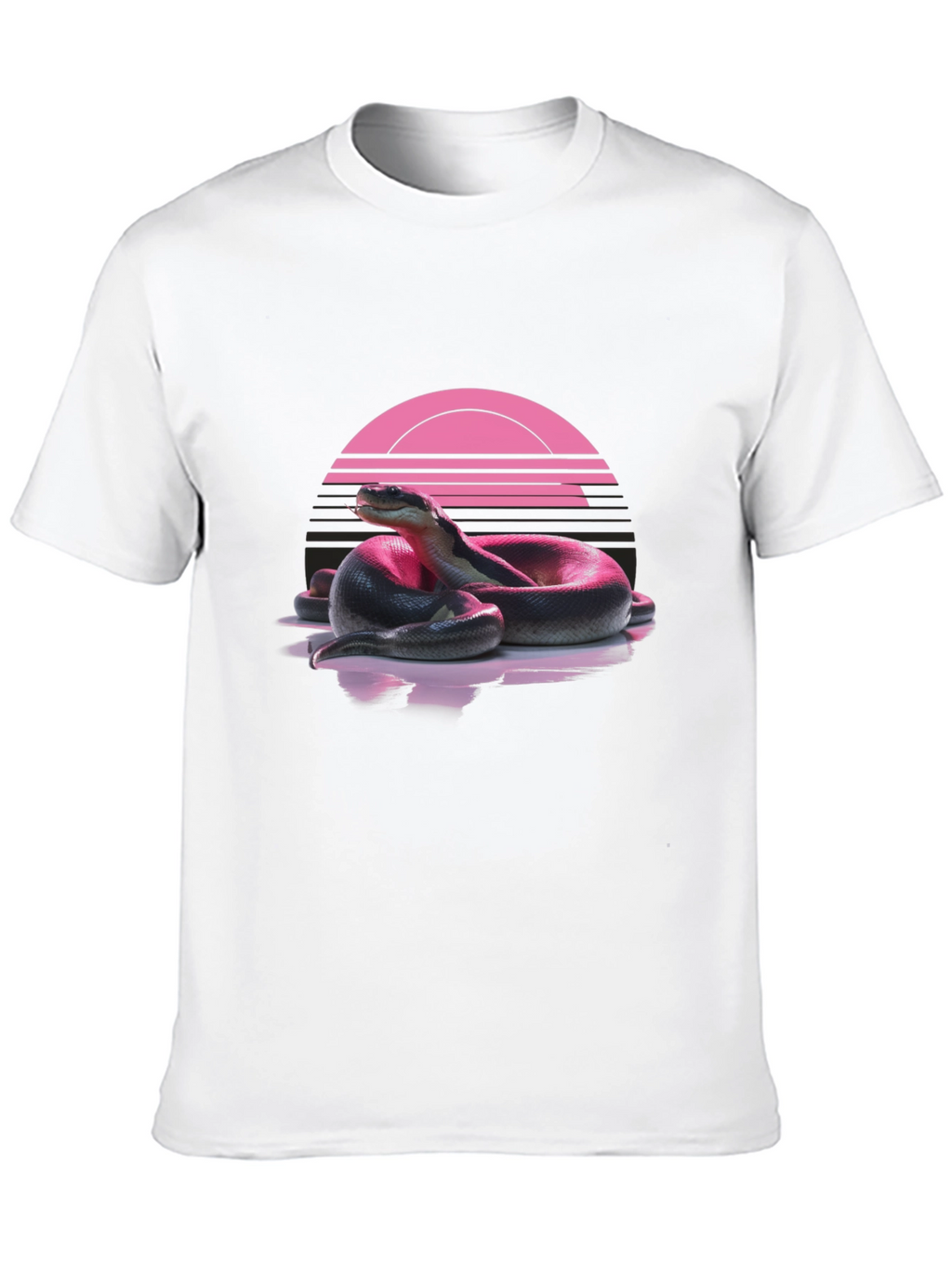 Retro Snake T-Shirt - Black