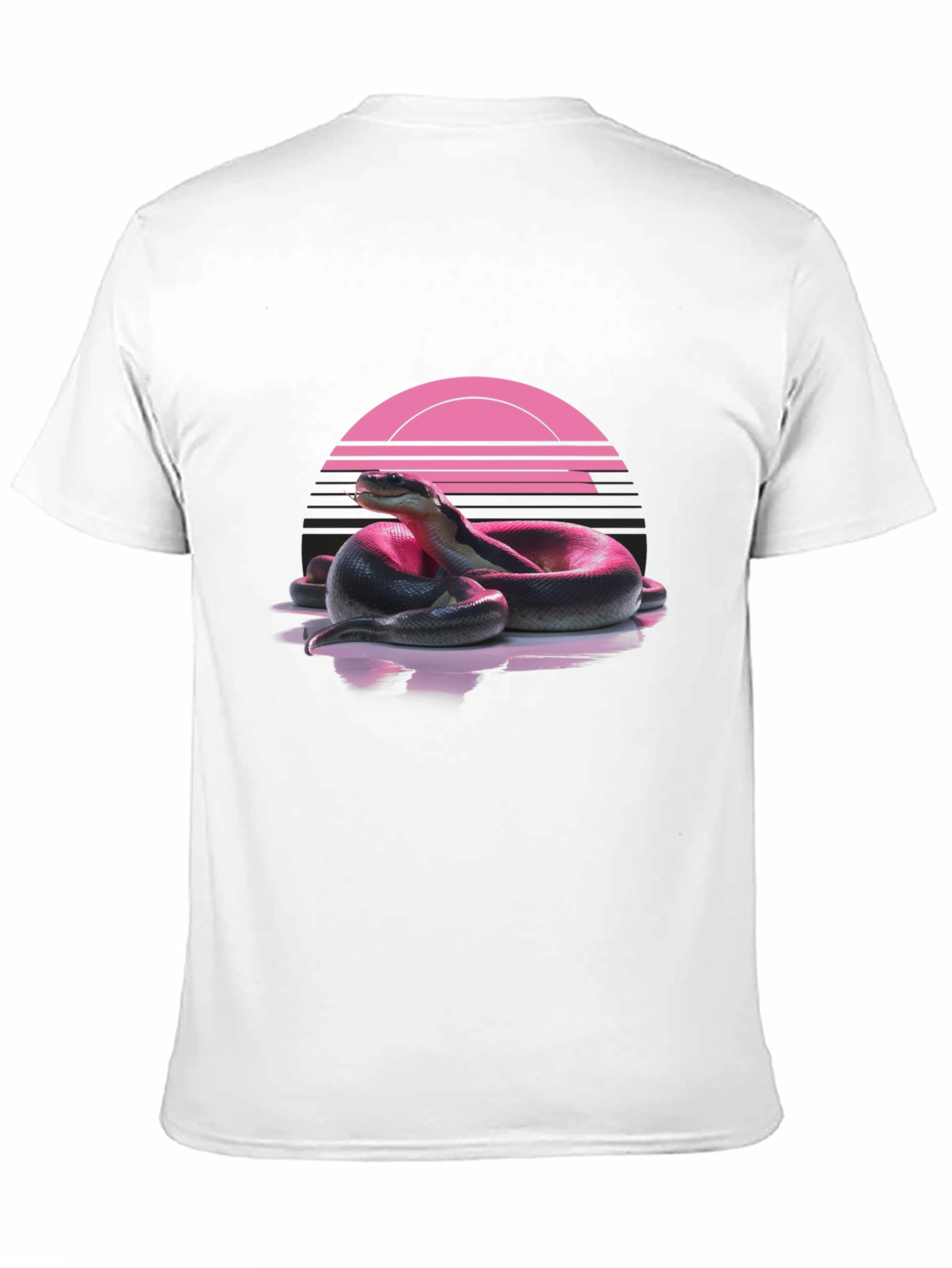 Retro Snake T-Shirt - Black