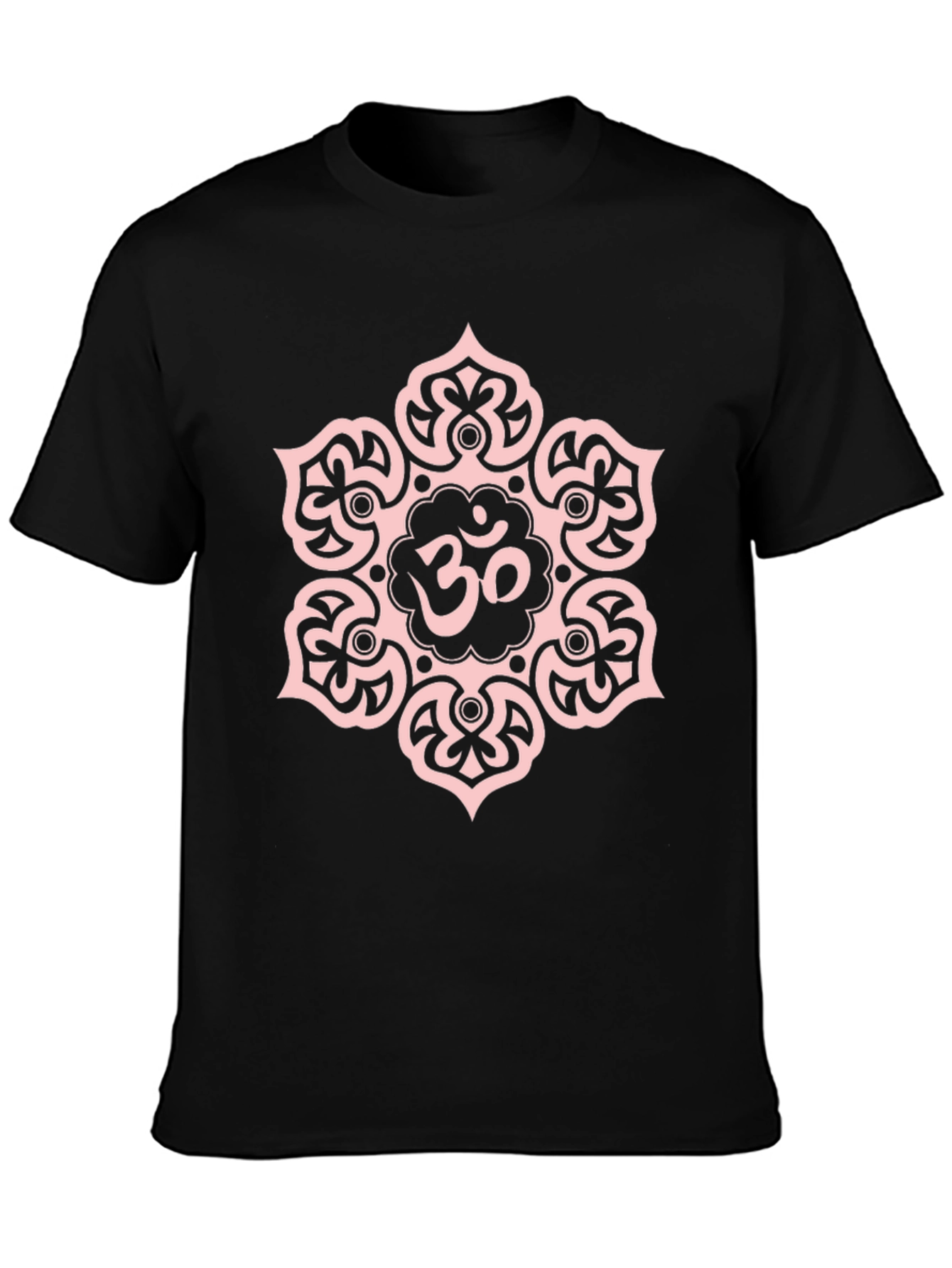 Om Mandala Graphic T-Shirt - Casual Style