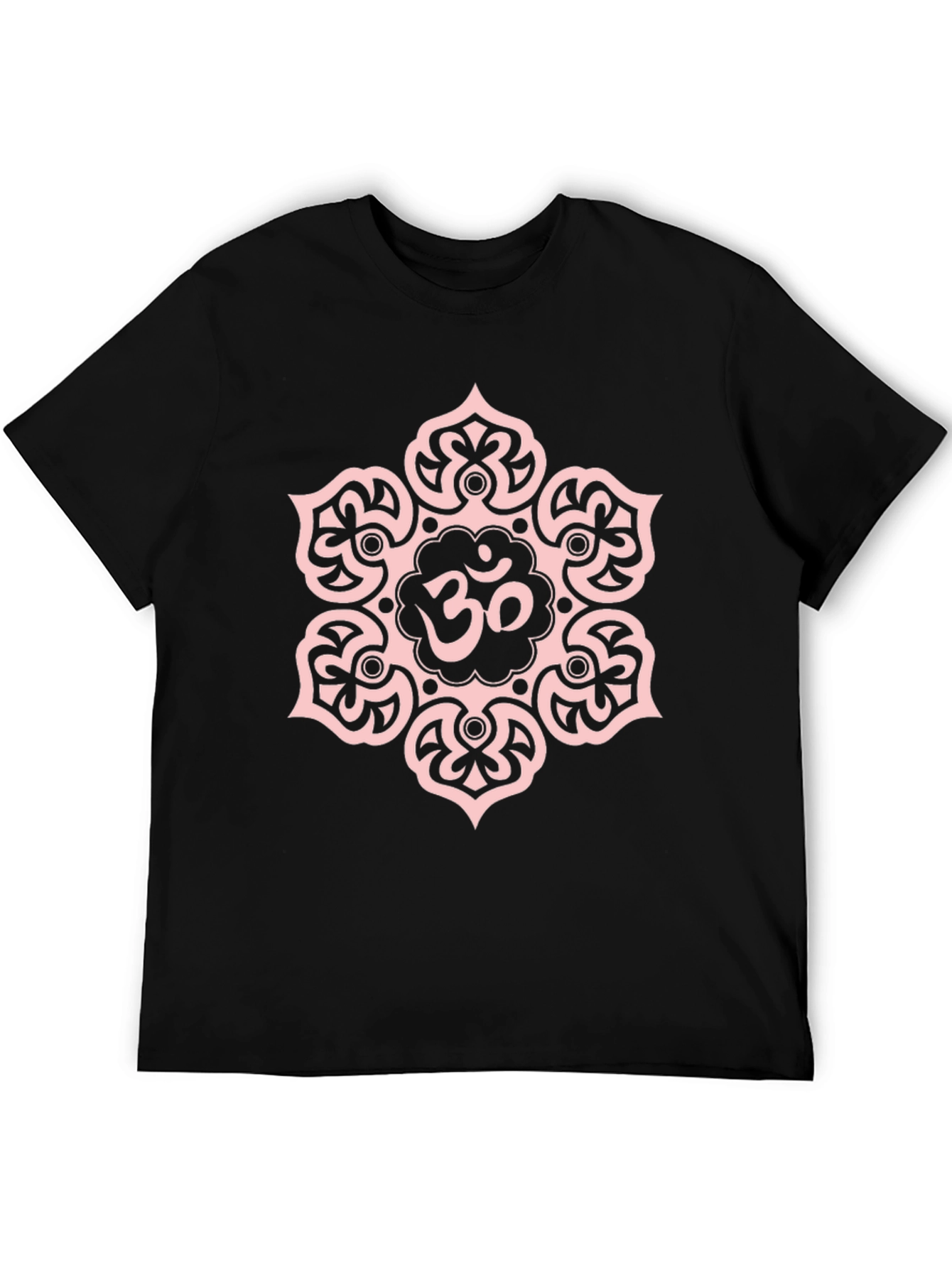 Om Mandala Graphic T-Shirt - Casual Style