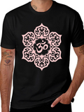 Om Mandala Graphic T-Shirt - Casual Style