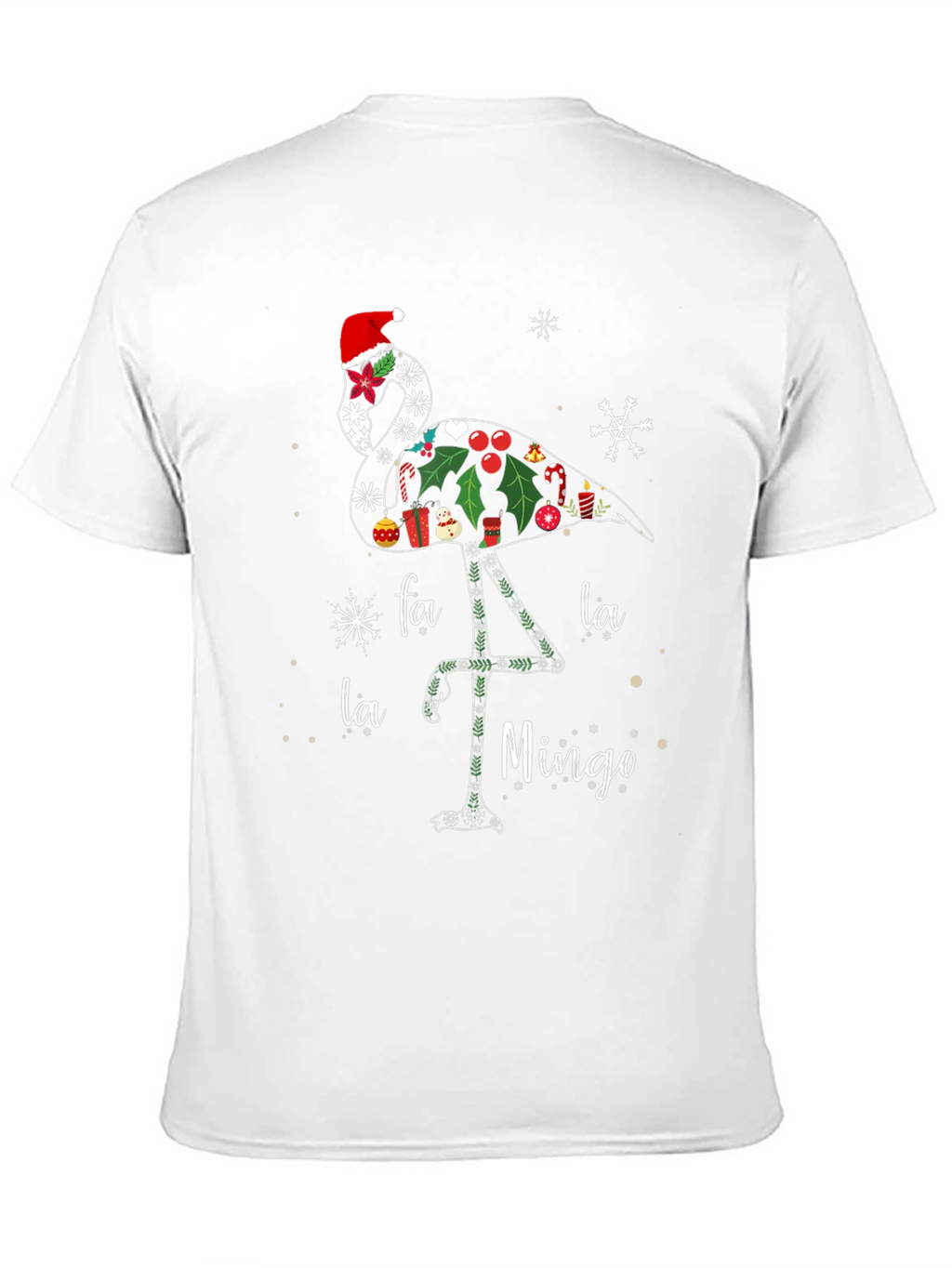 Christmas Flamingo T-Shirt - Fa La La Mingo Tee