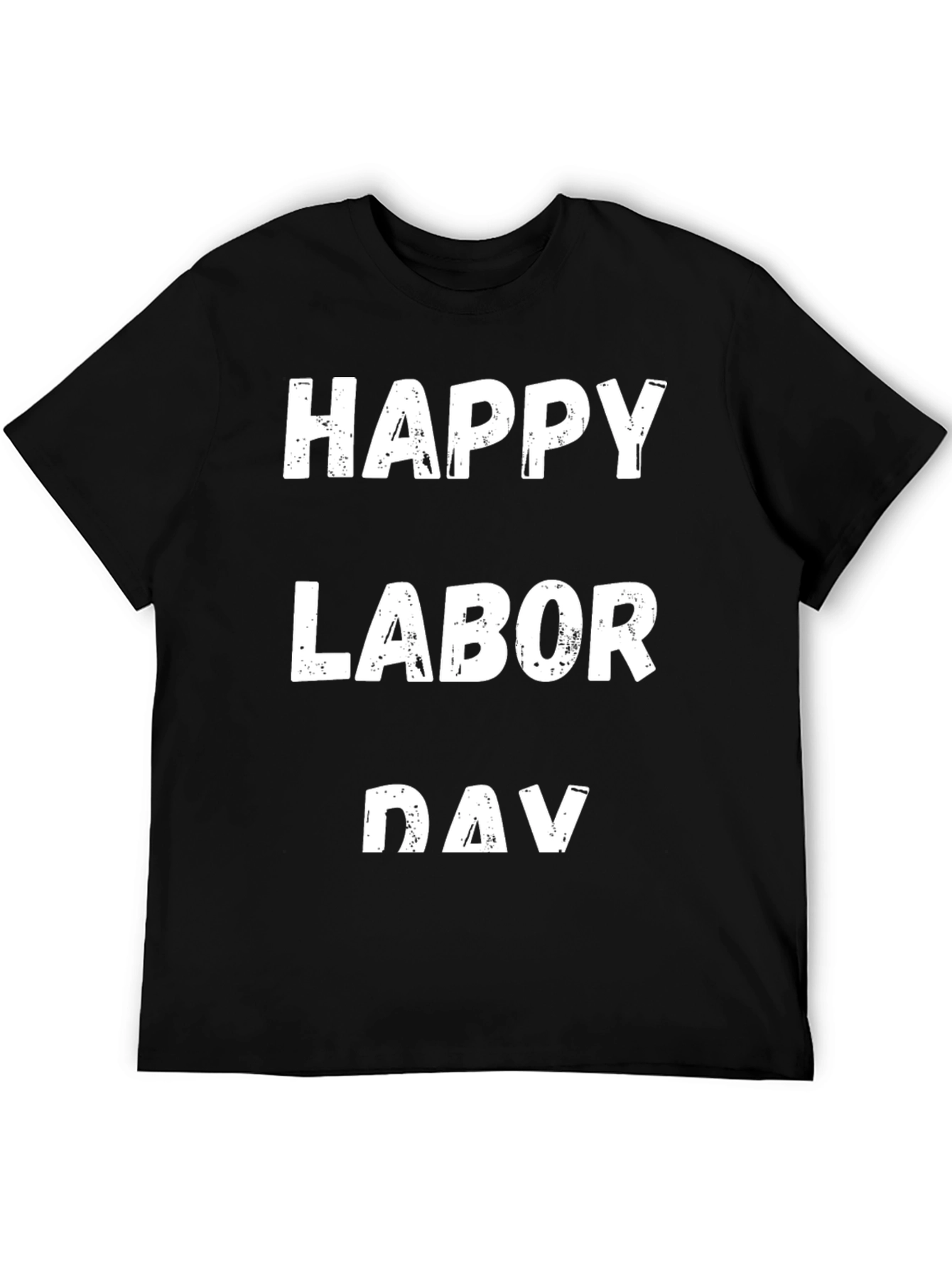 Happy Labor Day T-Shirt Black