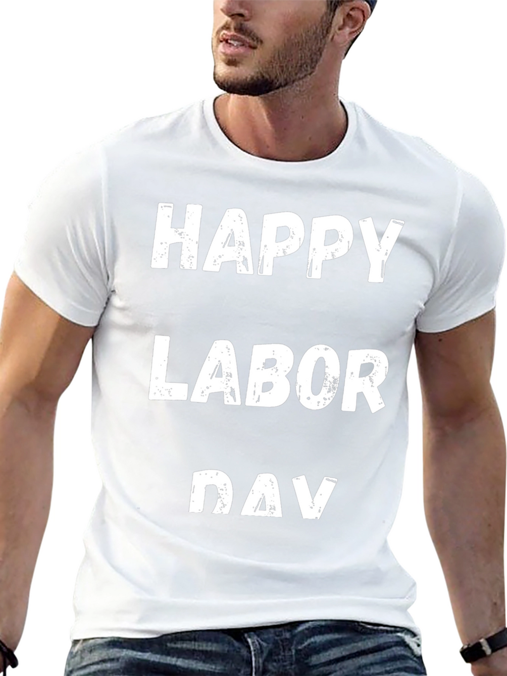 Happy Labor Day T-Shirt Black