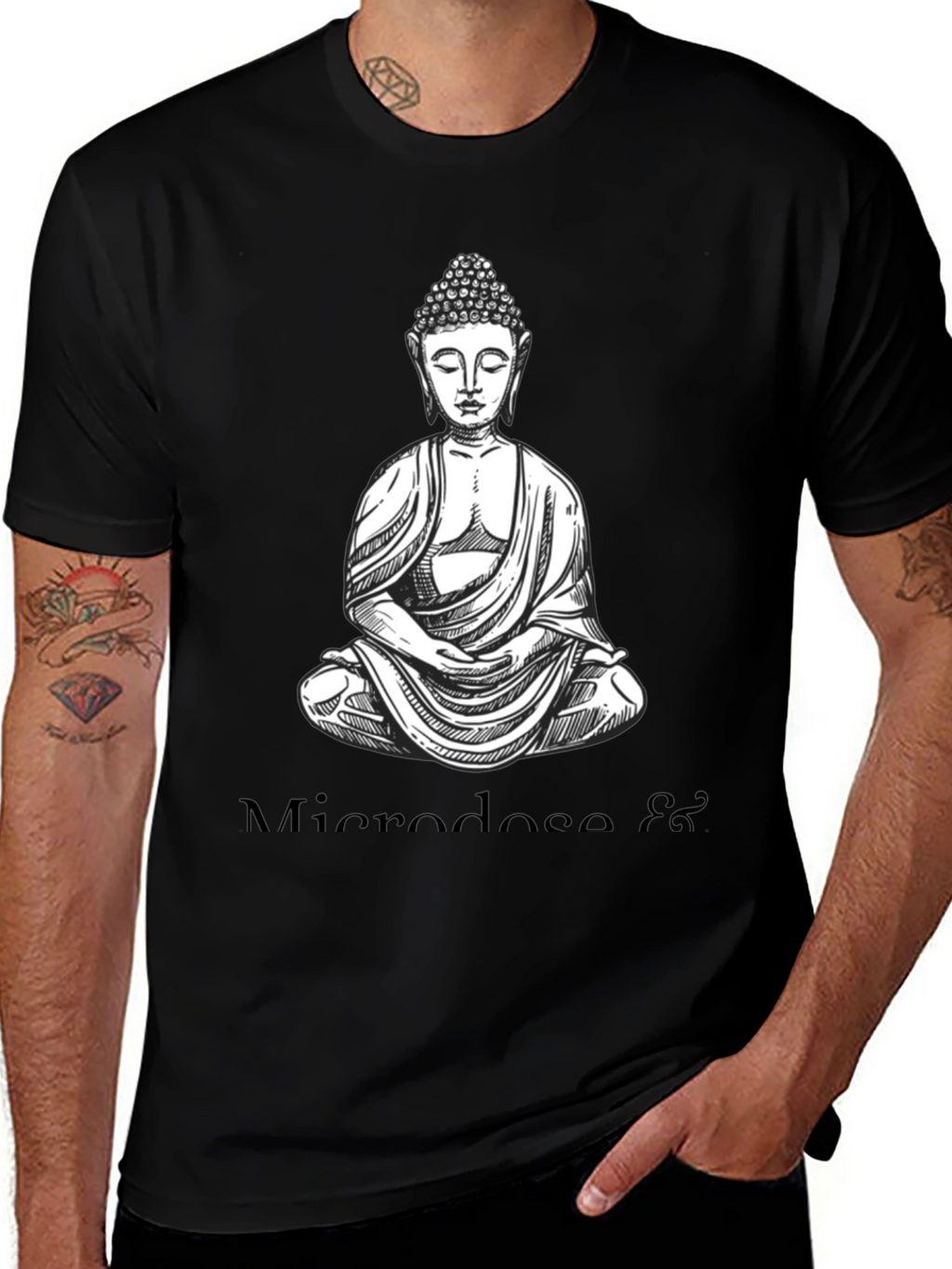Buddha Microdose Graphic T-Shirt