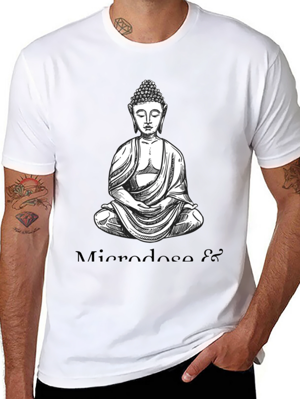 Buddha Microdose Graphic T-Shirt
