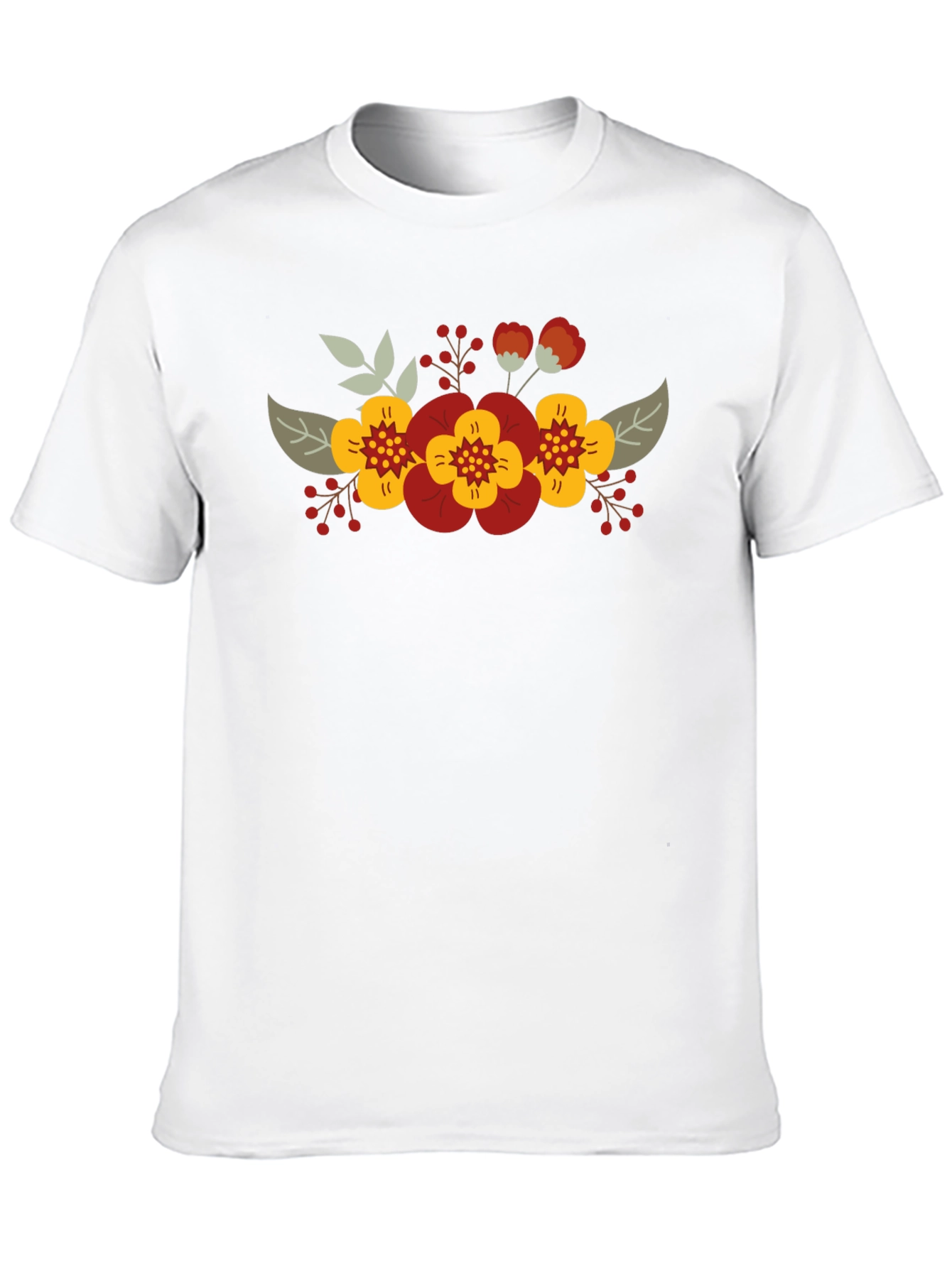 Floral T-Shirt - Stylish Graphic Tee