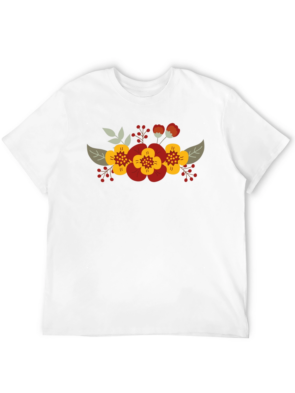 Floral T-Shirt - Stylish Graphic Tee