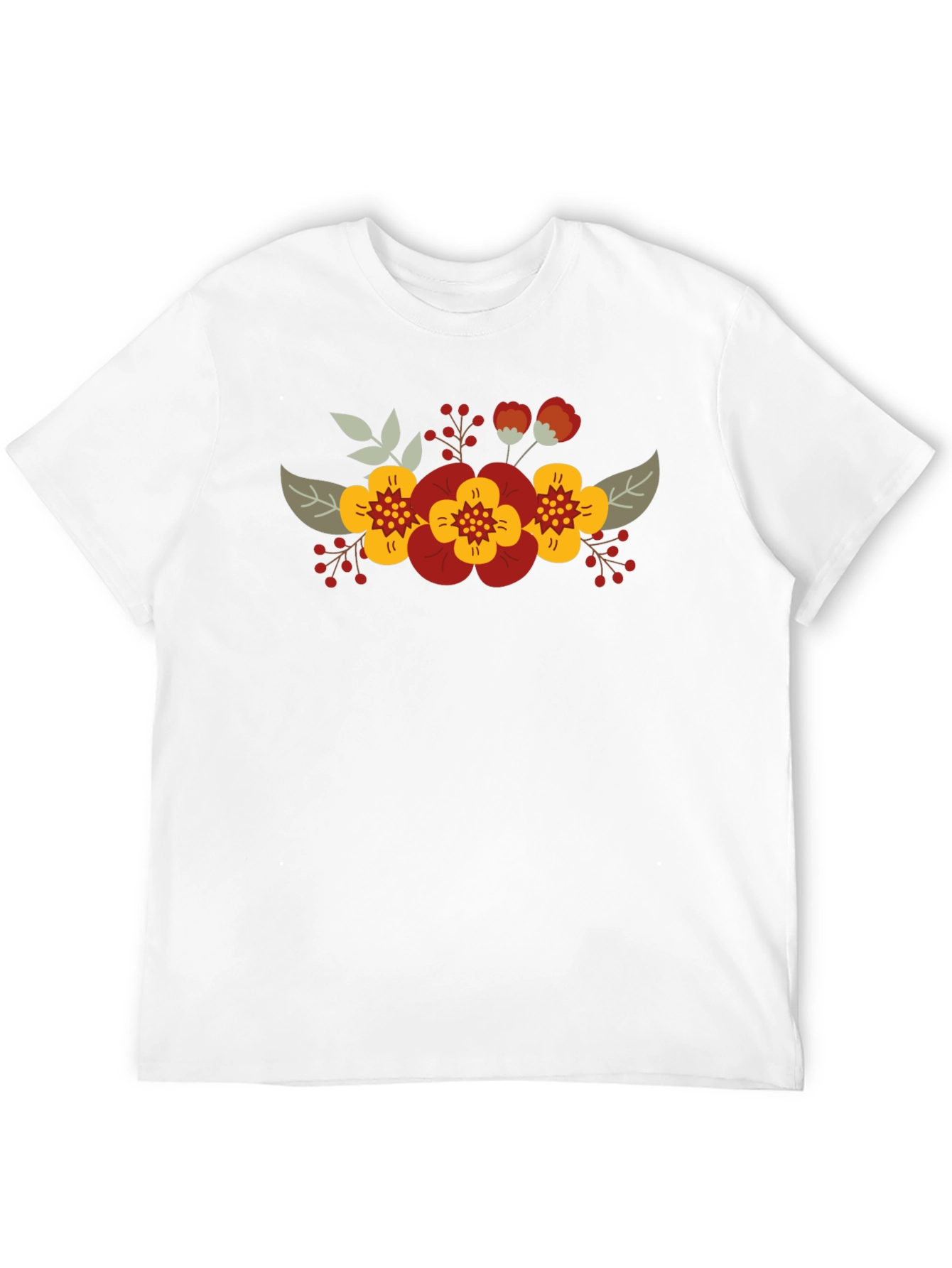 Floral T-Shirt - Stylish Graphic Tee