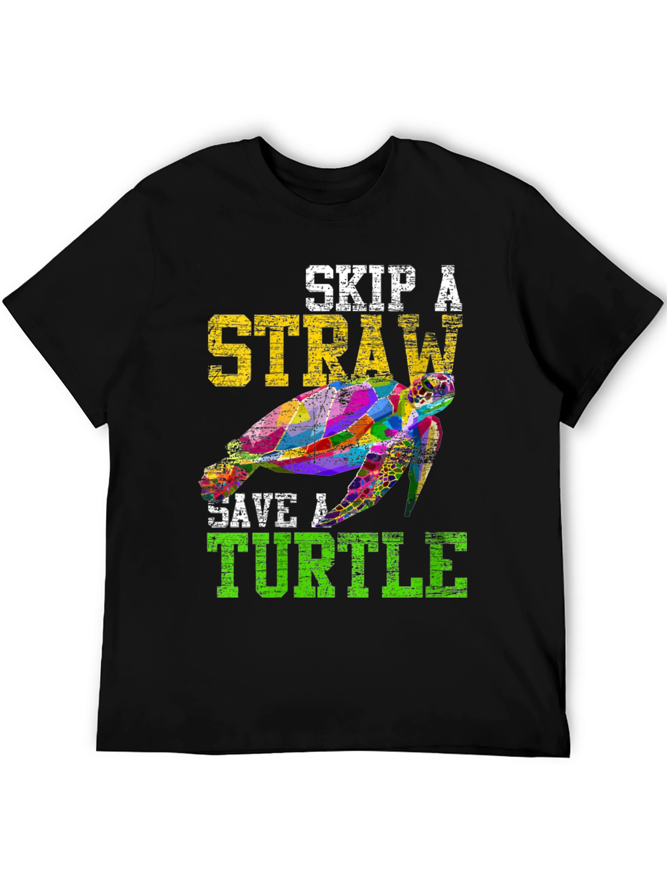 Skip a Straw Save a Turtle Graphic Tee