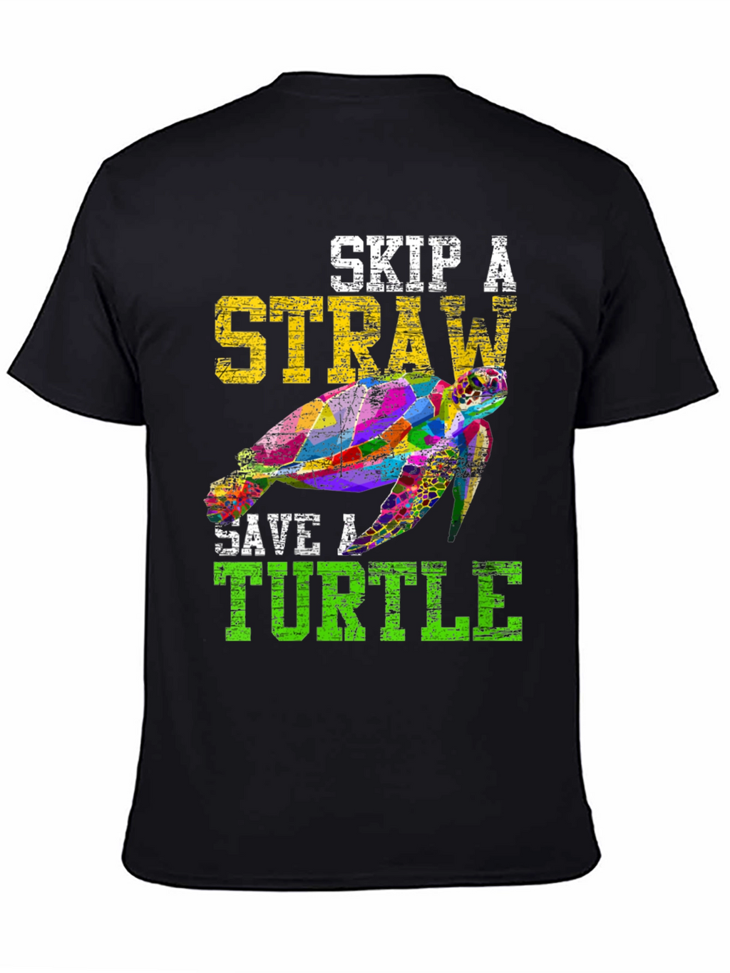Skip a Straw Save a Turtle Graphic Tee