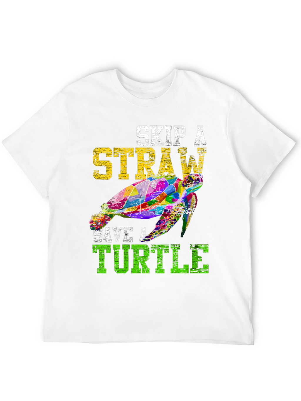 Skip a Straw Save a Turtle Graphic Tee