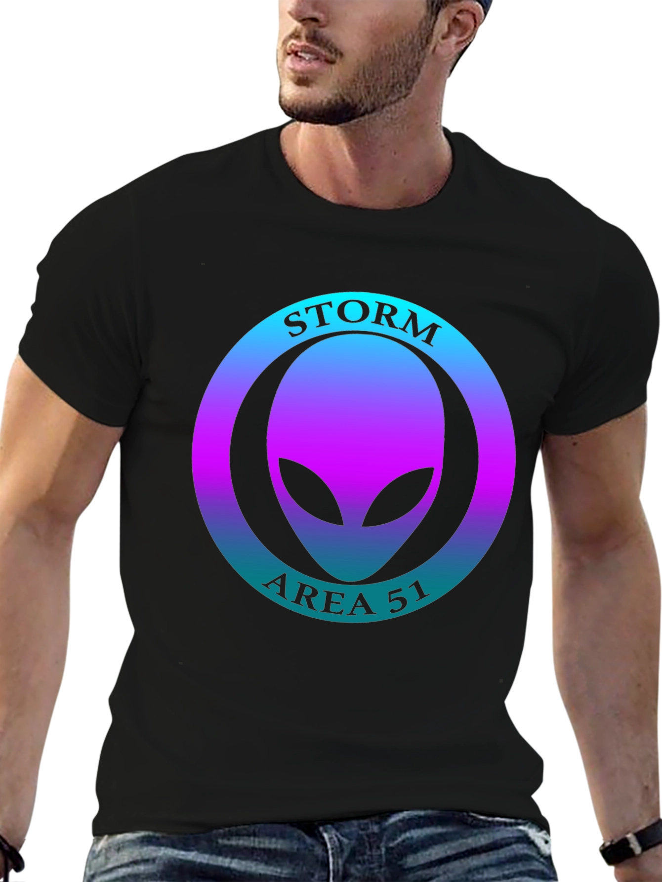 Storm Area 51 Alien Graphic T-Shirt