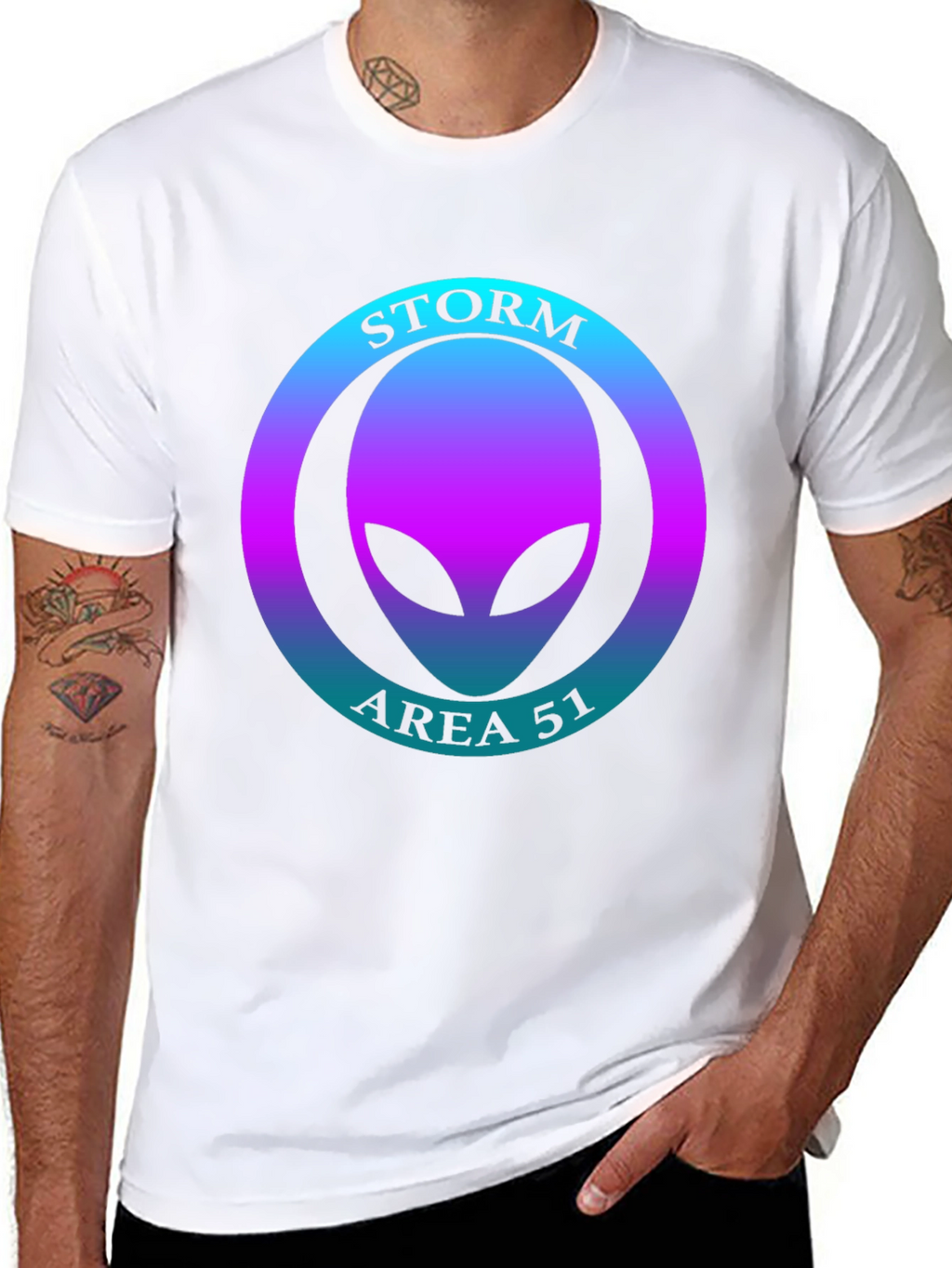 Storm Area 51 Alien Graphic T-Shirt