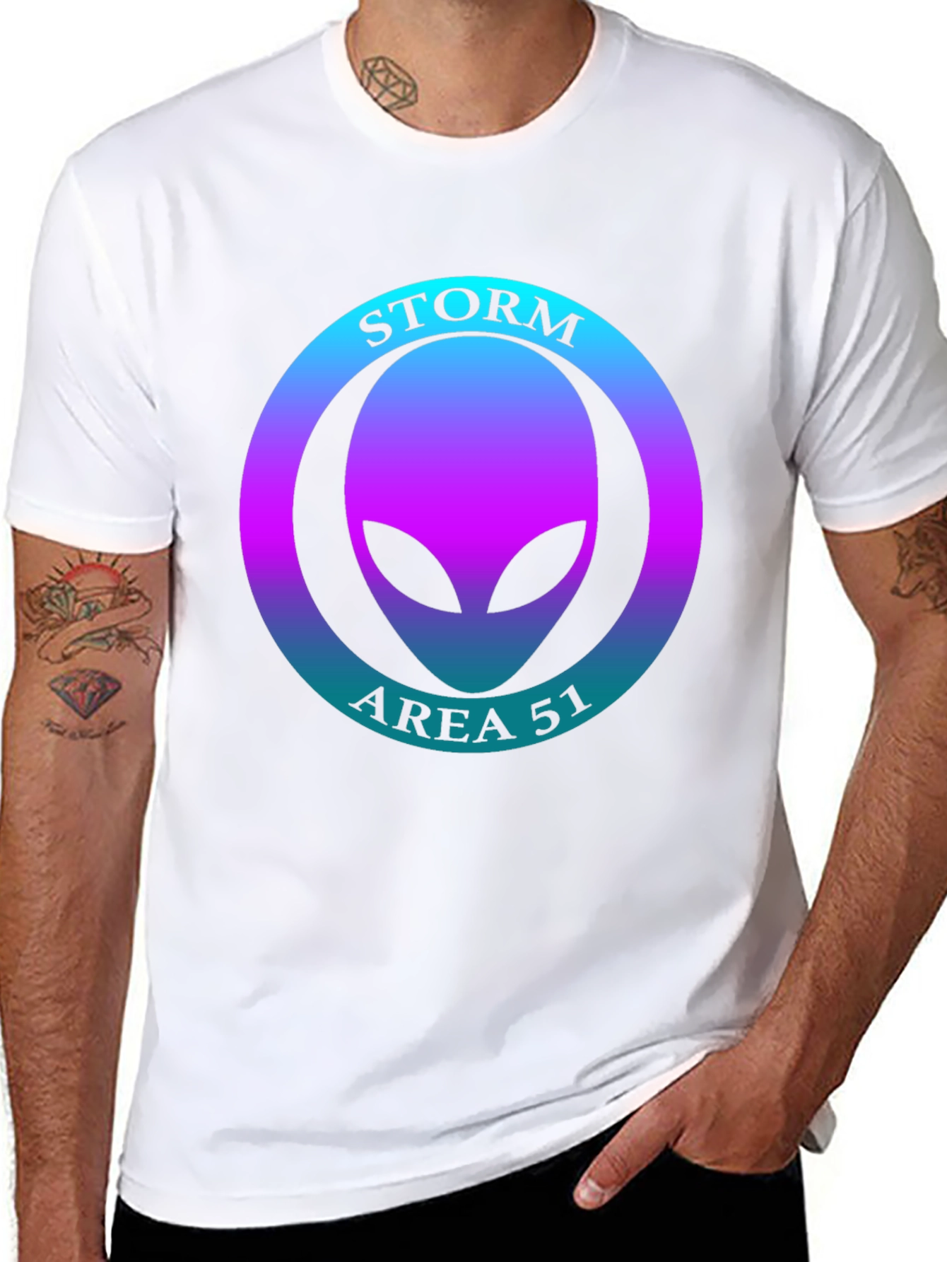 Storm Area 51 Alien Graphic T-Shirt