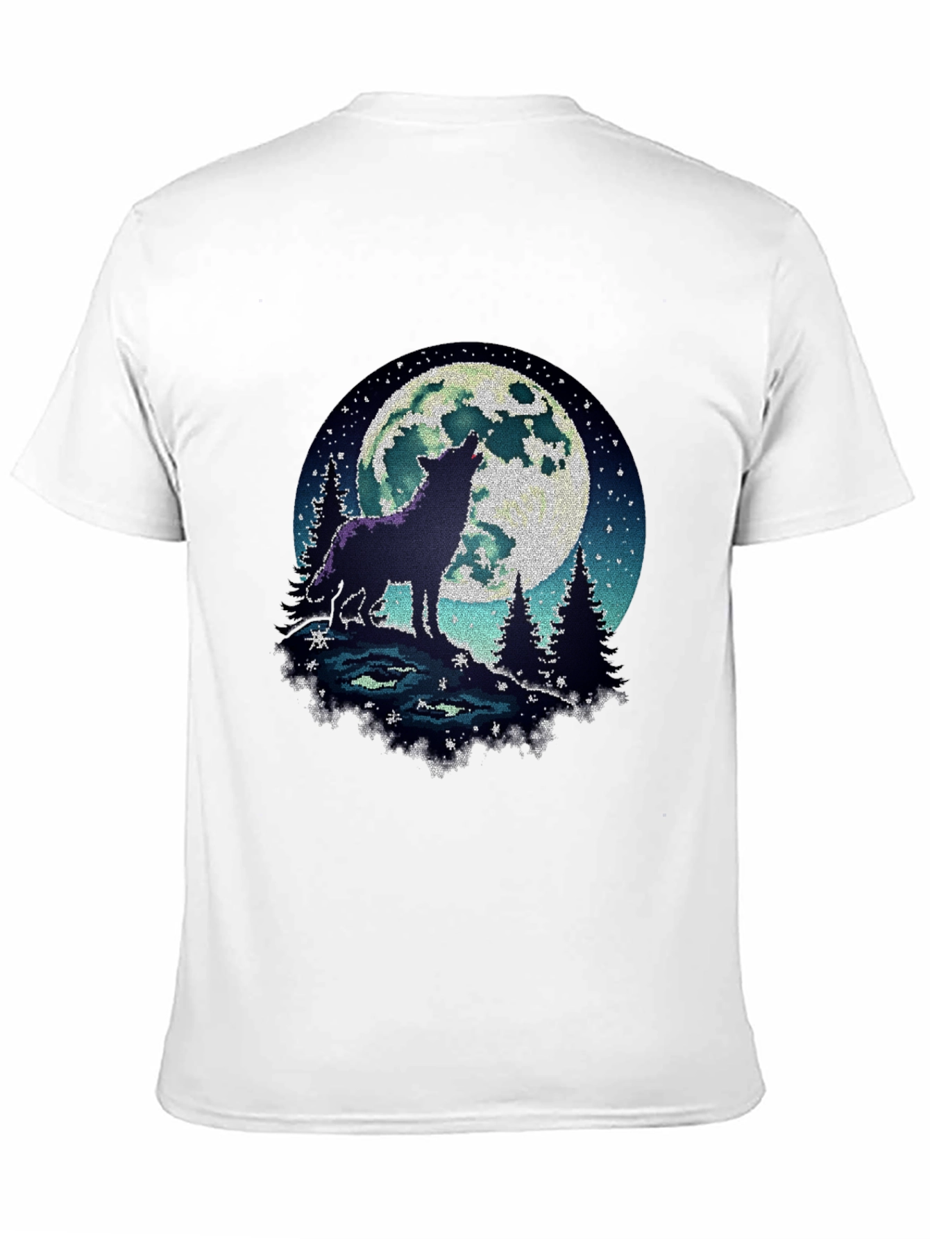 Wolf Moon T-Shirt - Mens Graphic Tee