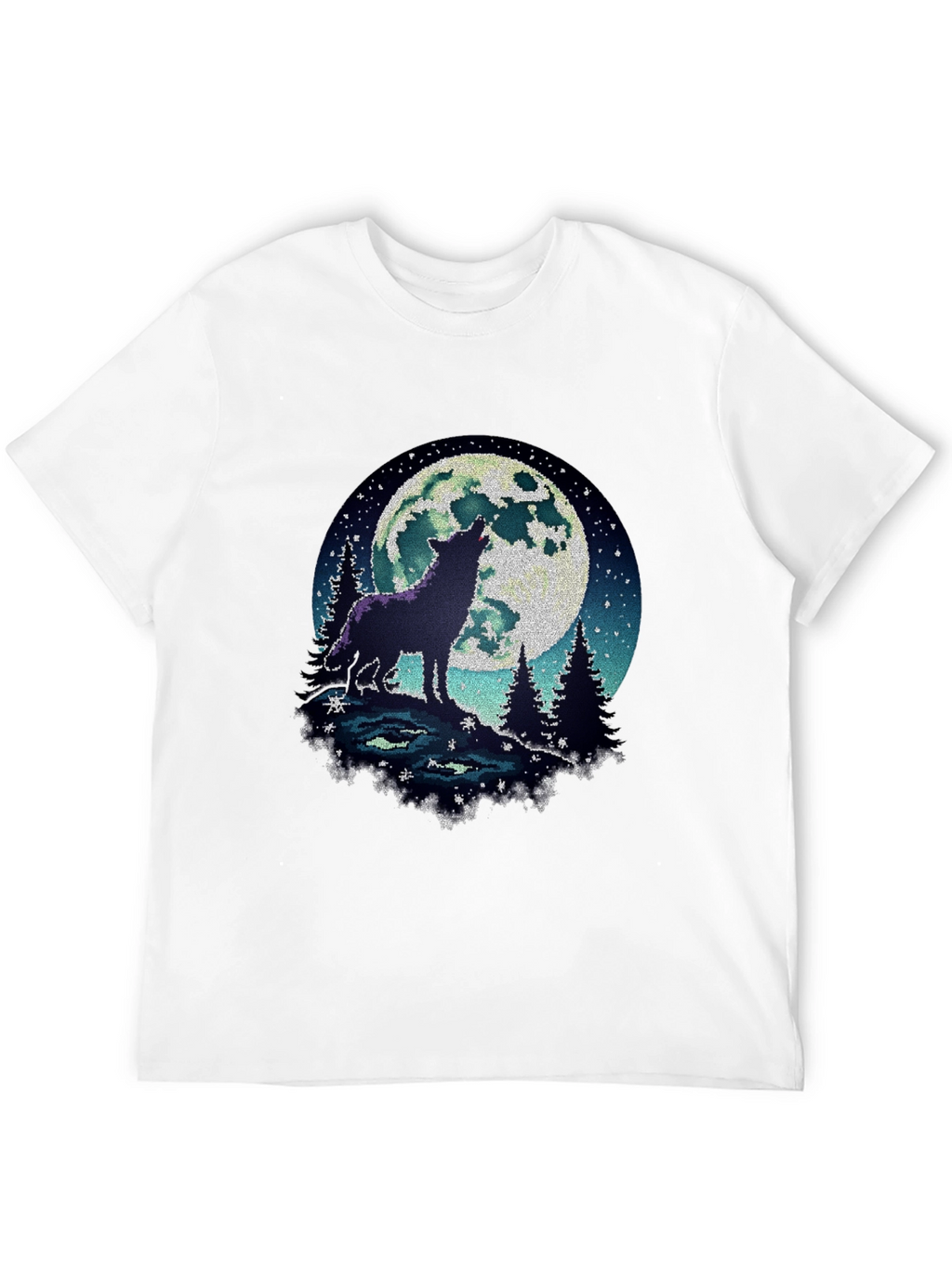 Wolf Moon T-Shirt - Mens Graphic Tee