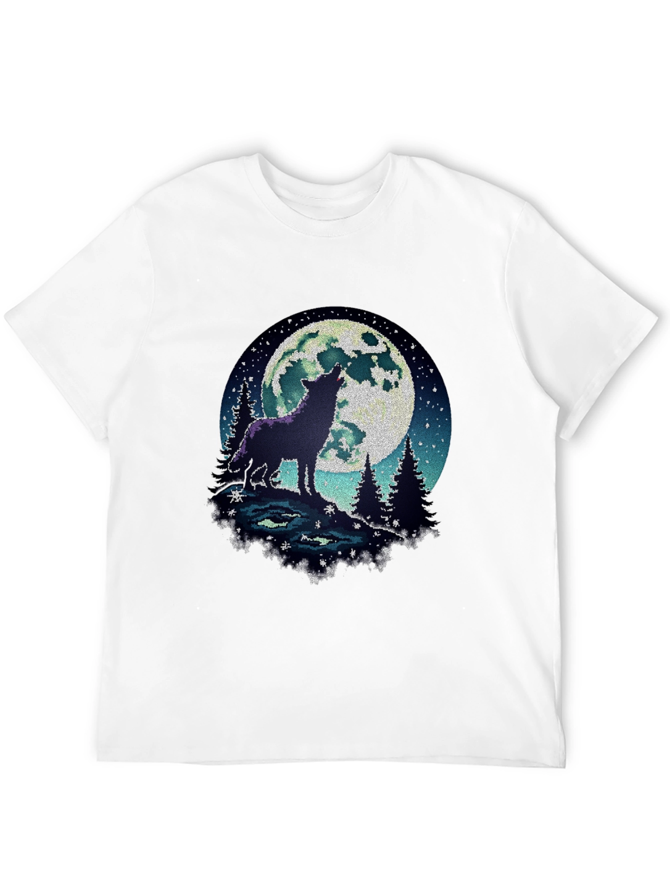Wolf Moon T-Shirt - Mens Graphic Tee