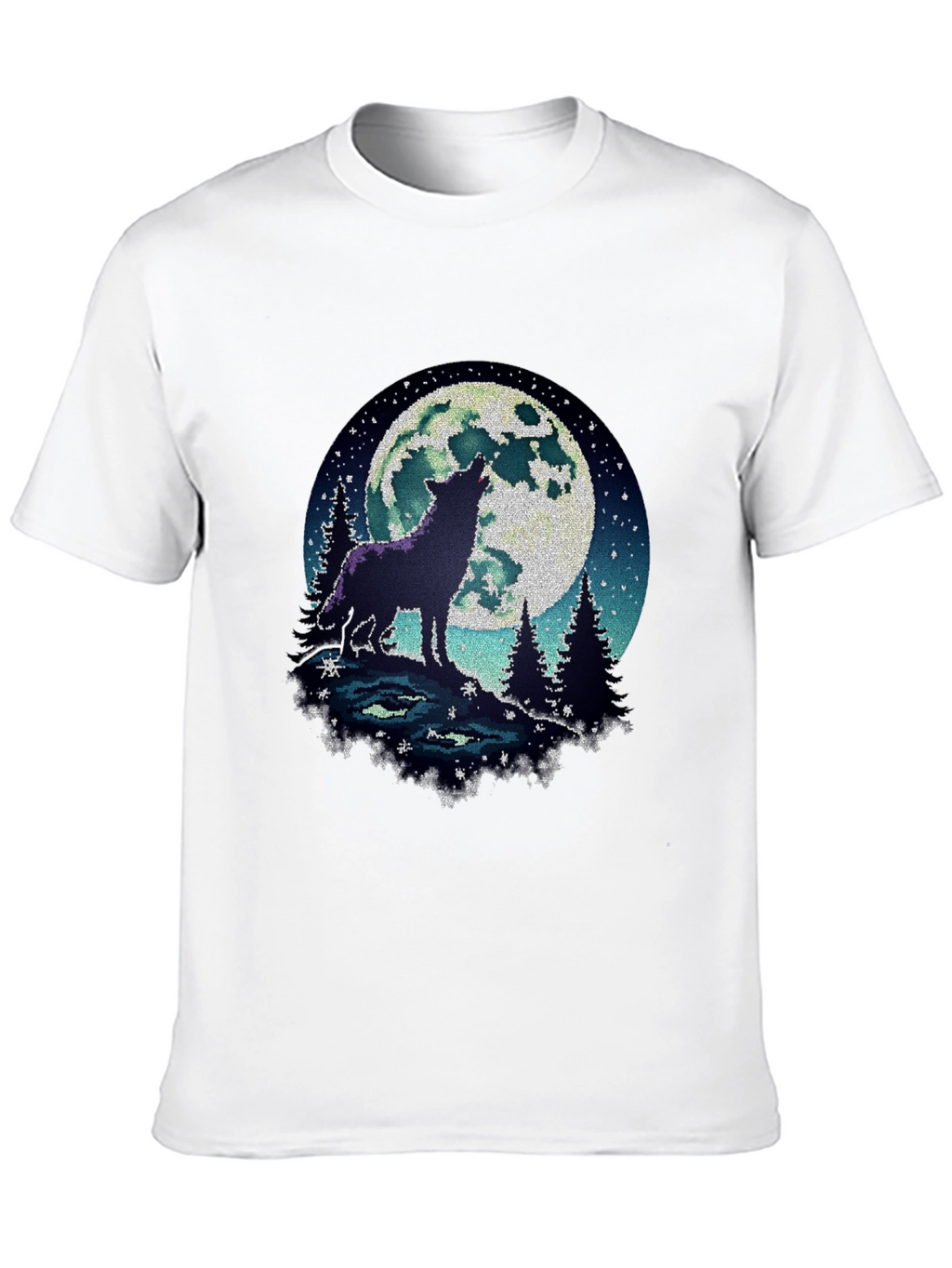Wolf Moon T-Shirt - Mens Graphic Tee