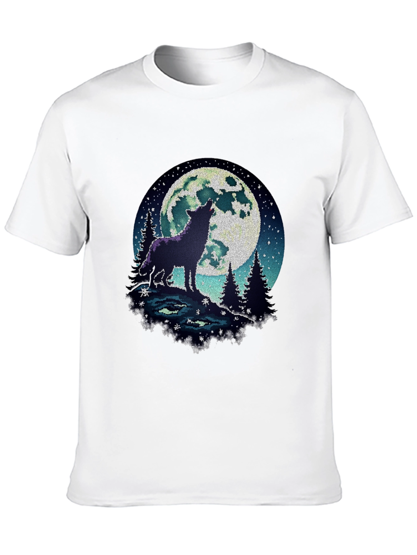 Wolf Moon T-Shirt - Mens Graphic Tee