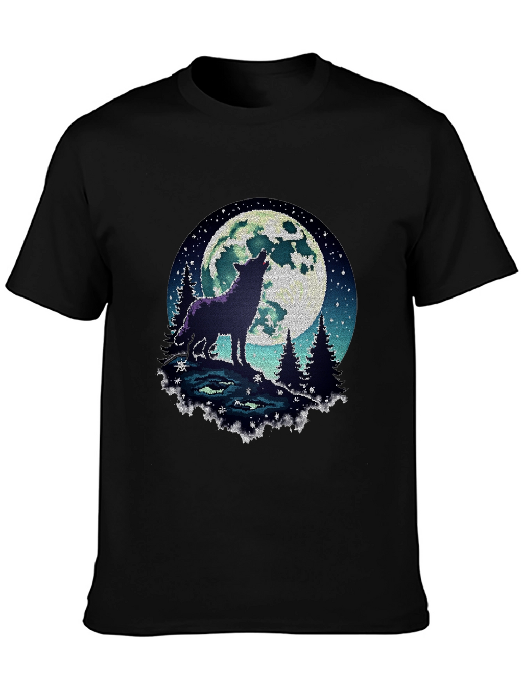 Wolf Moon T-Shirt - Mens Graphic Tee