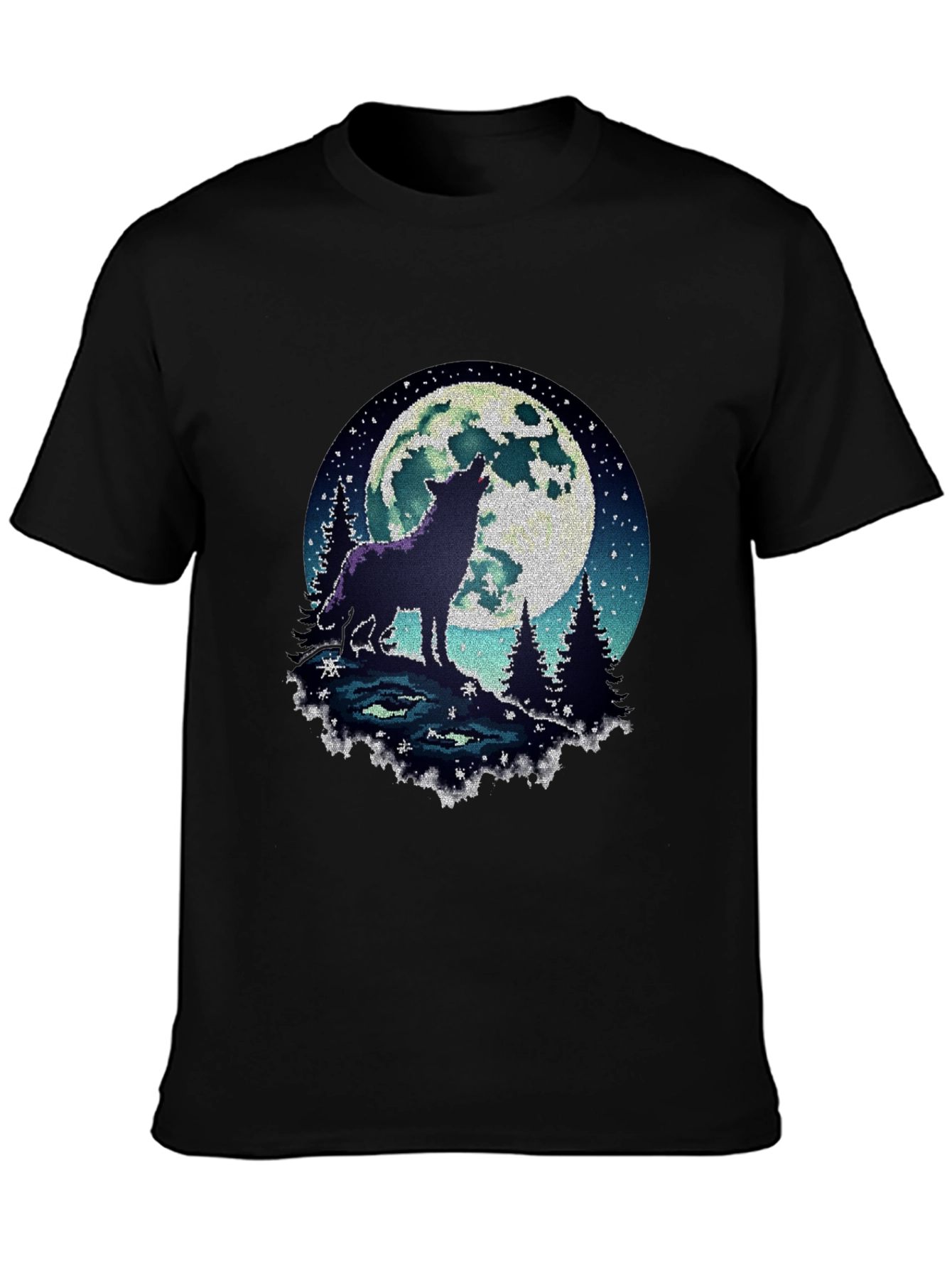 Wolf Moon T-Shirt - Mens Graphic Tee