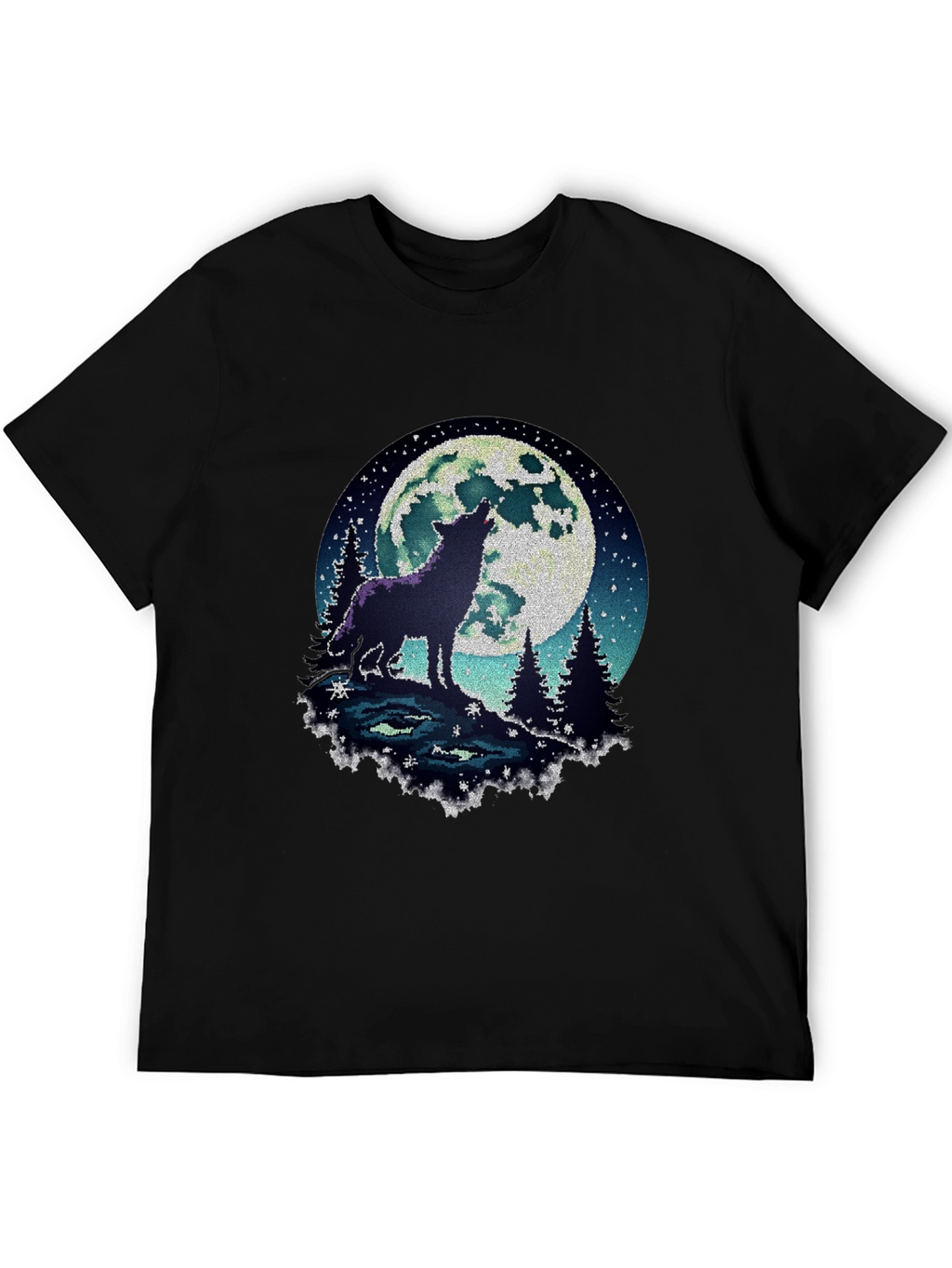 Wolf Moon T-Shirt - Mens Graphic Tee