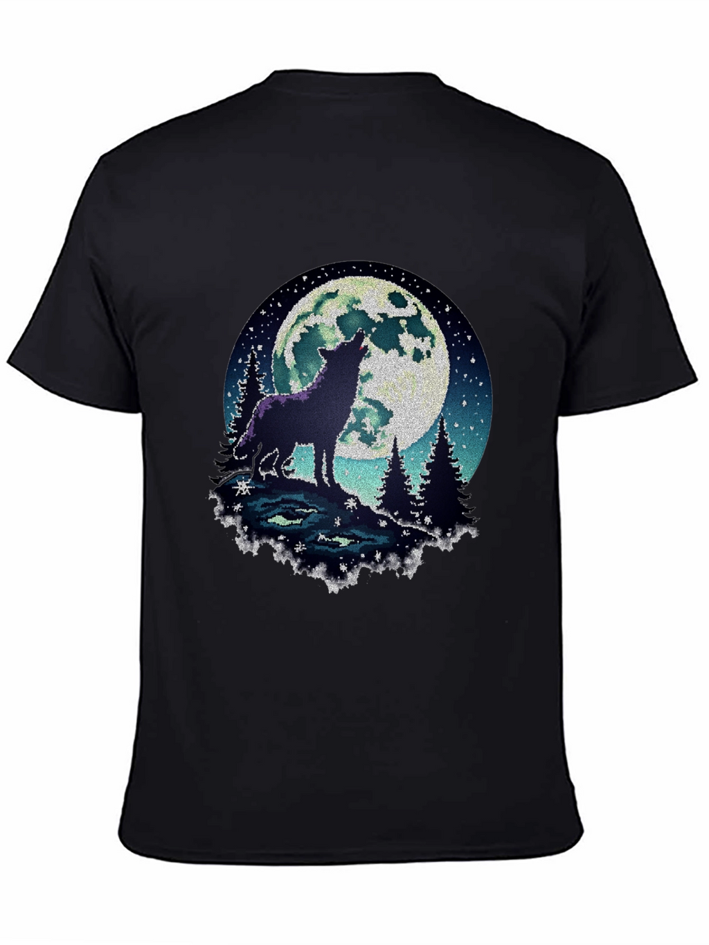 Wolf Moon T-Shirt - Mens Graphic Tee