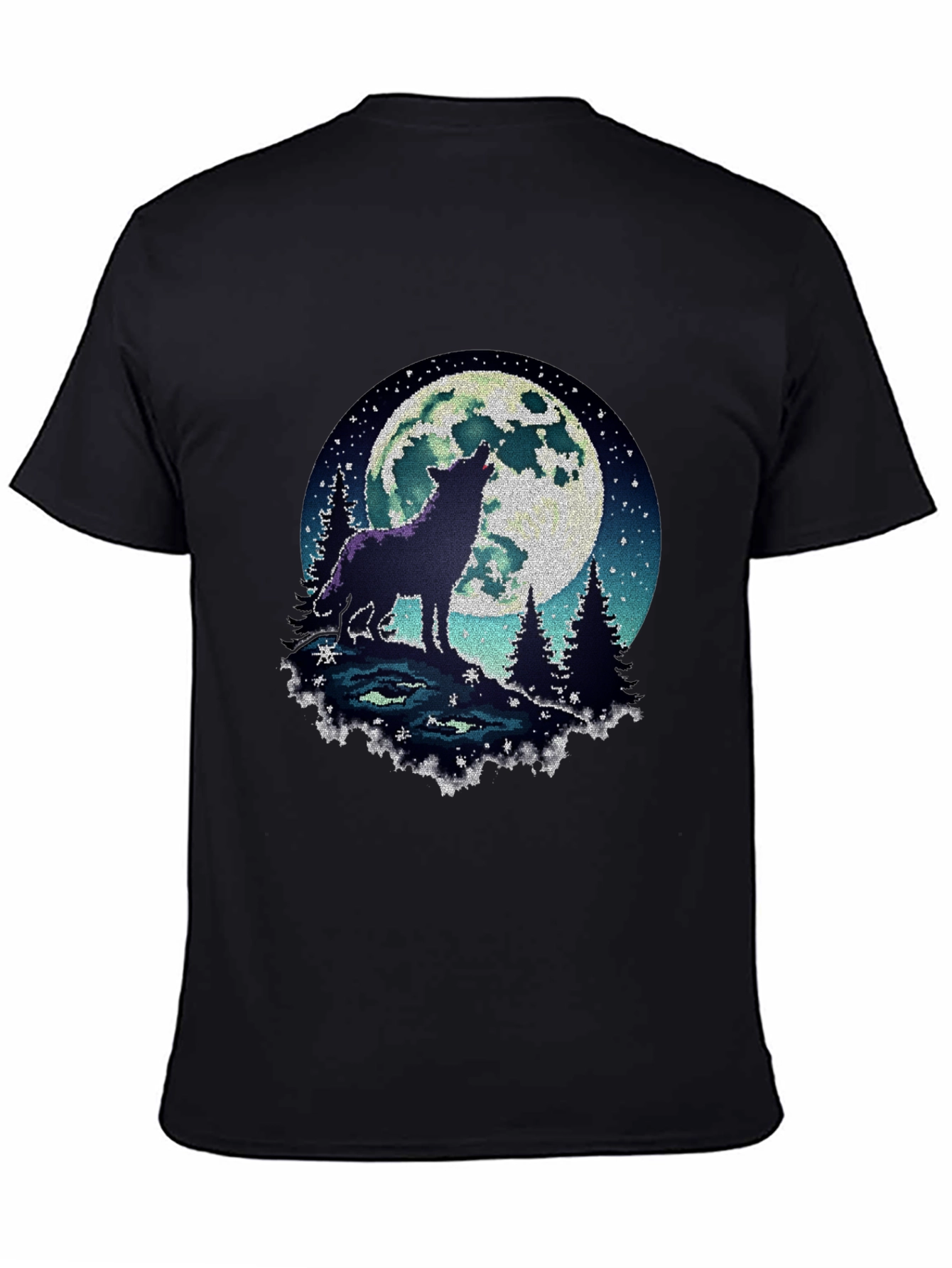 Wolf Moon T-Shirt - Mens Graphic Tee